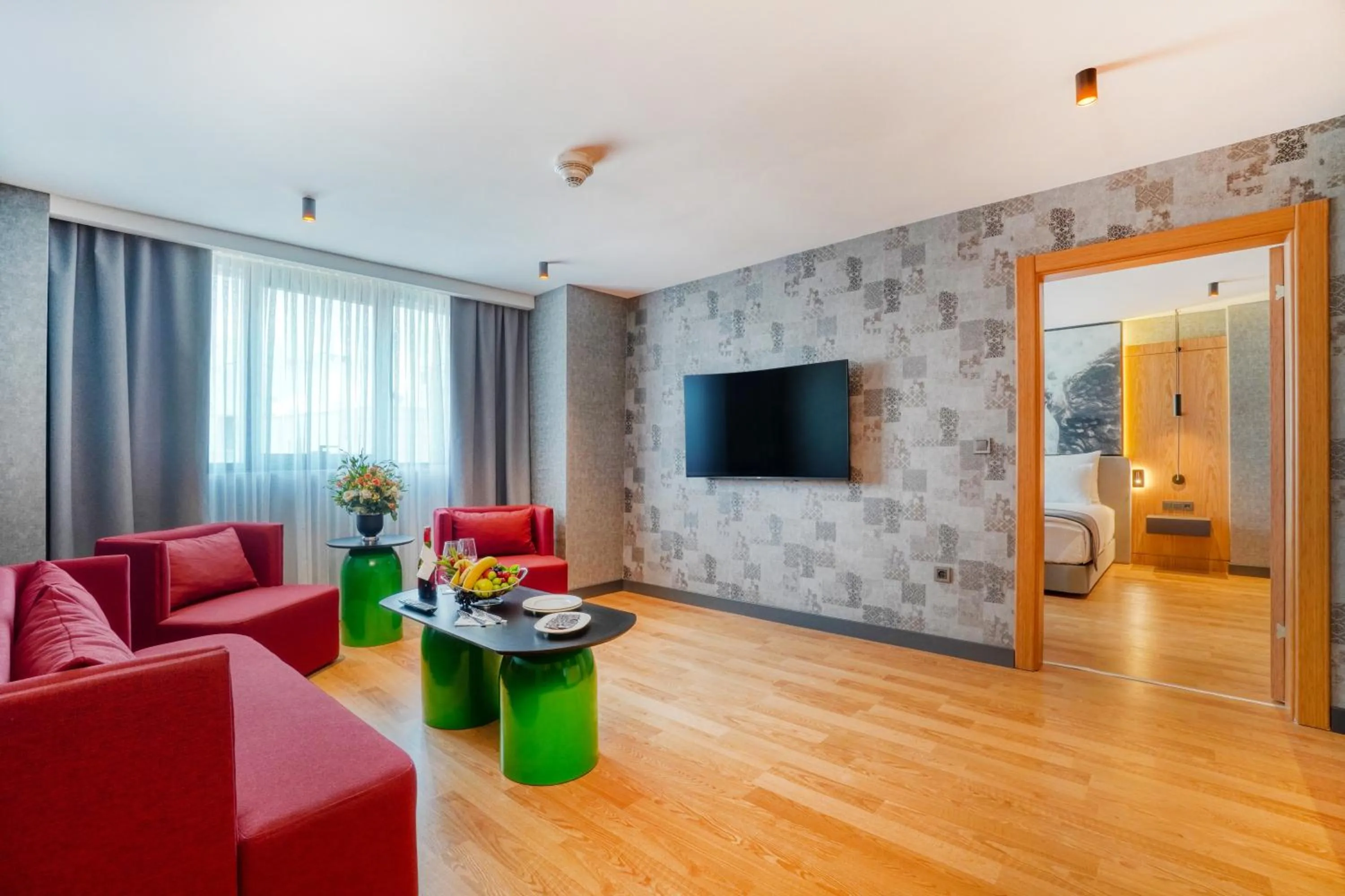 Communal lounge/ TV room in İbos Hotels Izmir