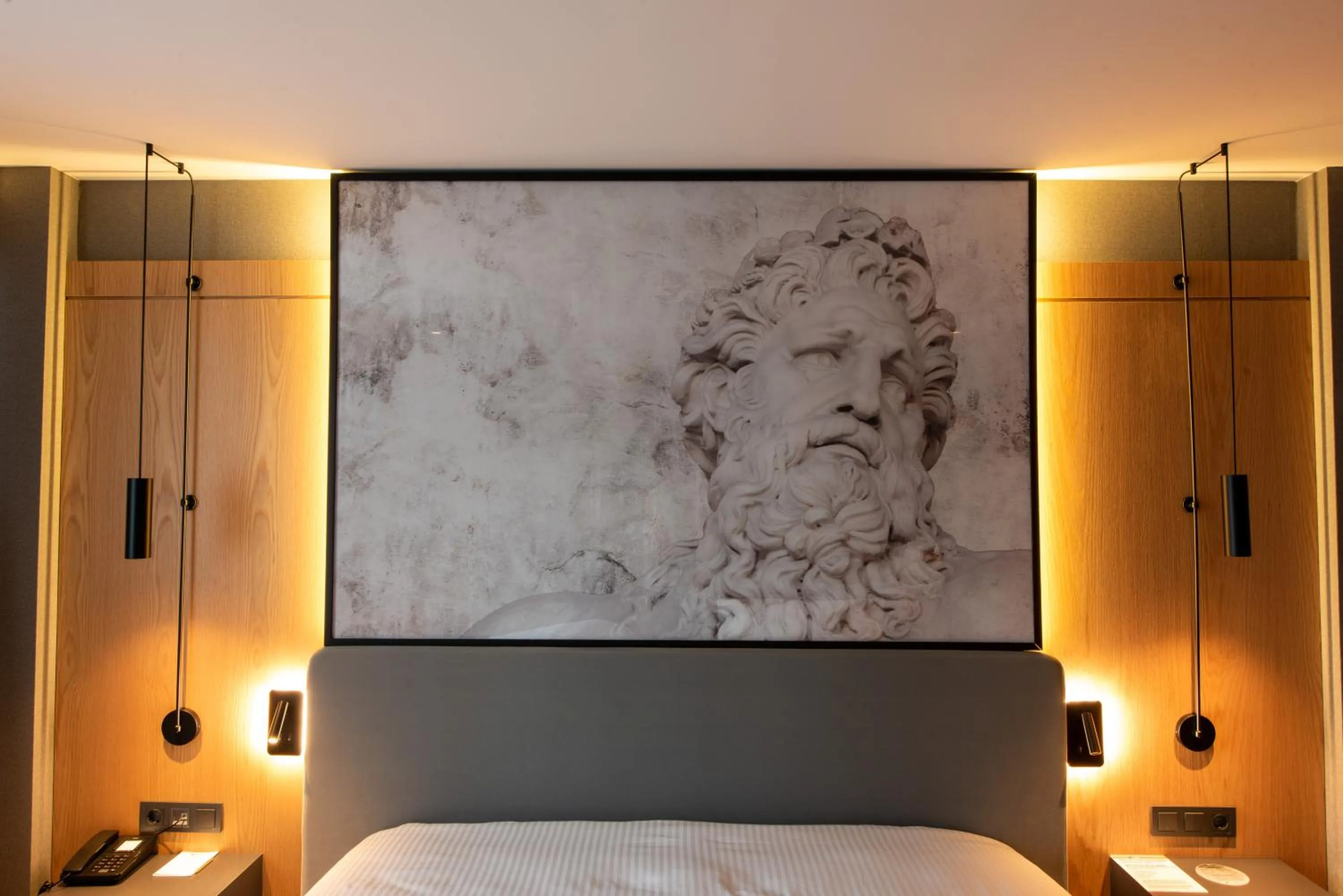 Bed in İbos Hotels Izmir