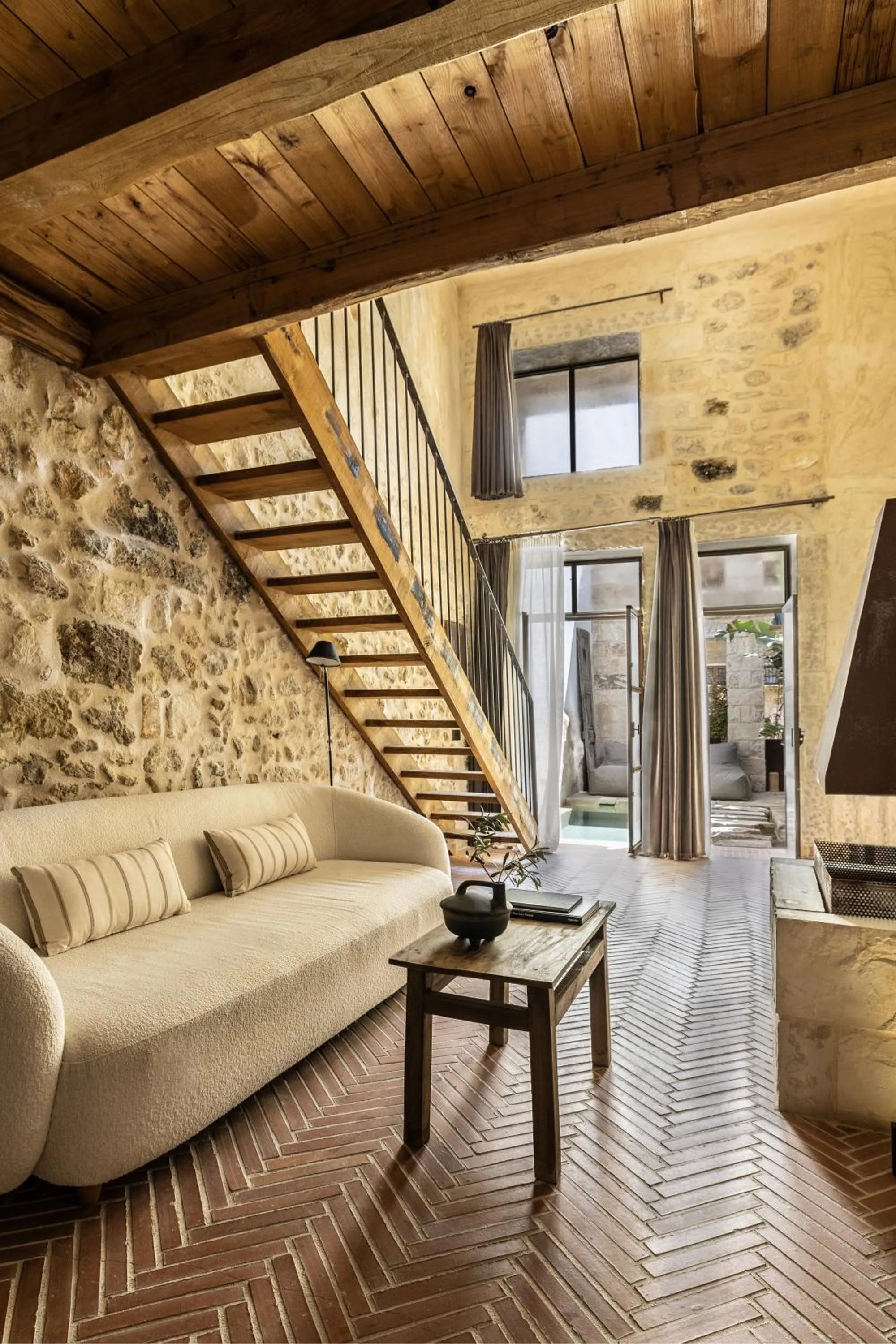 Seating area in Amalen Suites Adults Only