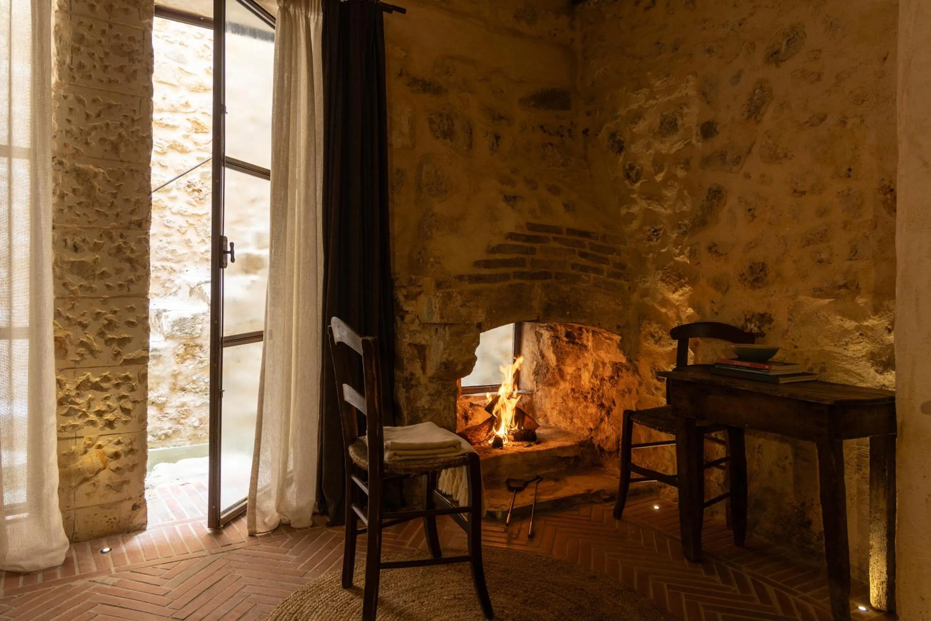 Seating area in Amalen Suites Adults Only