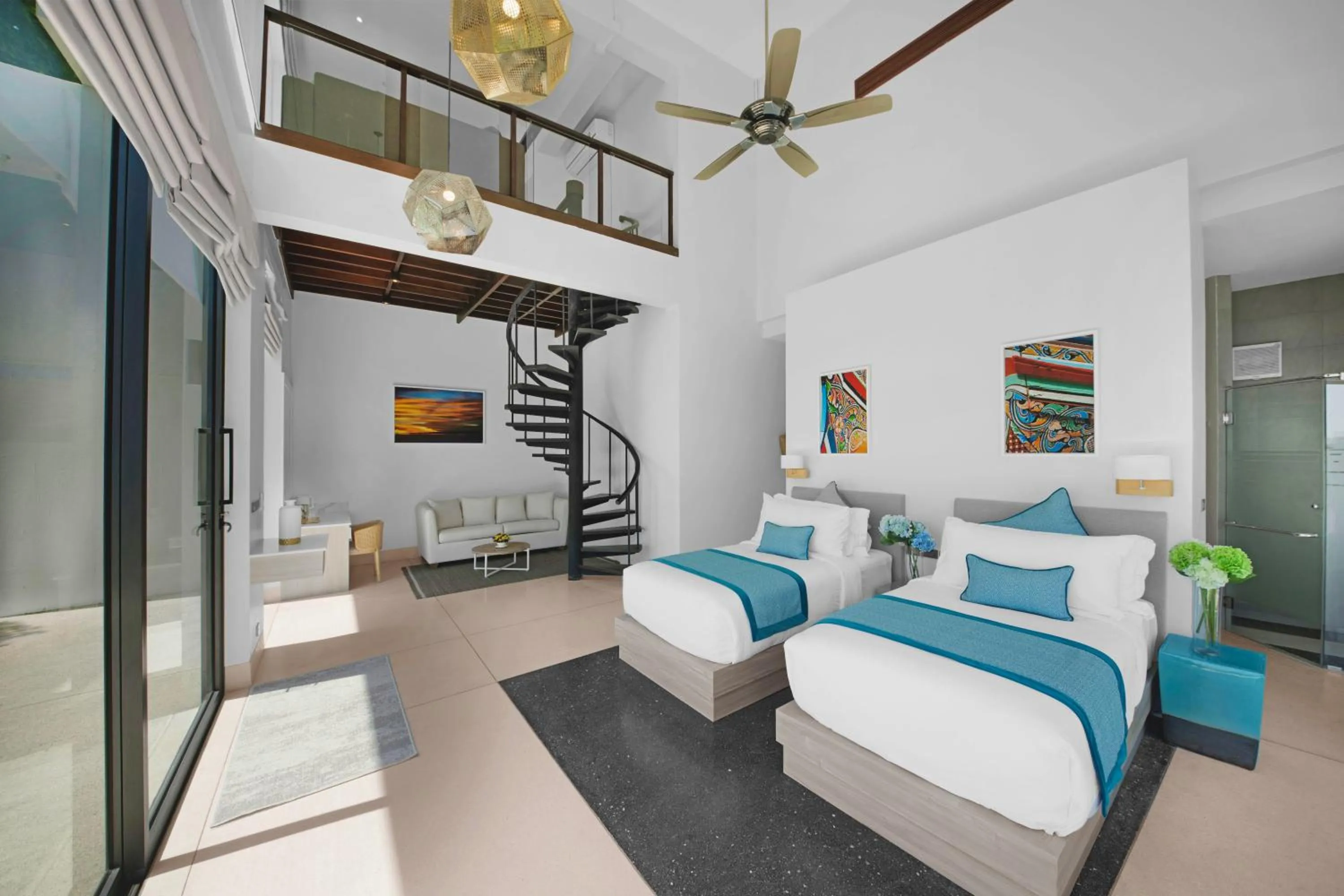 Bed in Villa La Prana