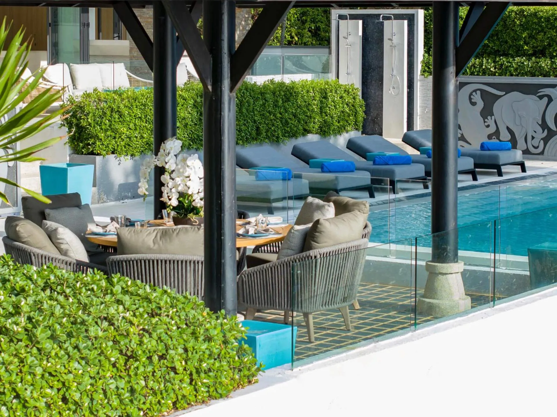 Dining area in Villa La Prana