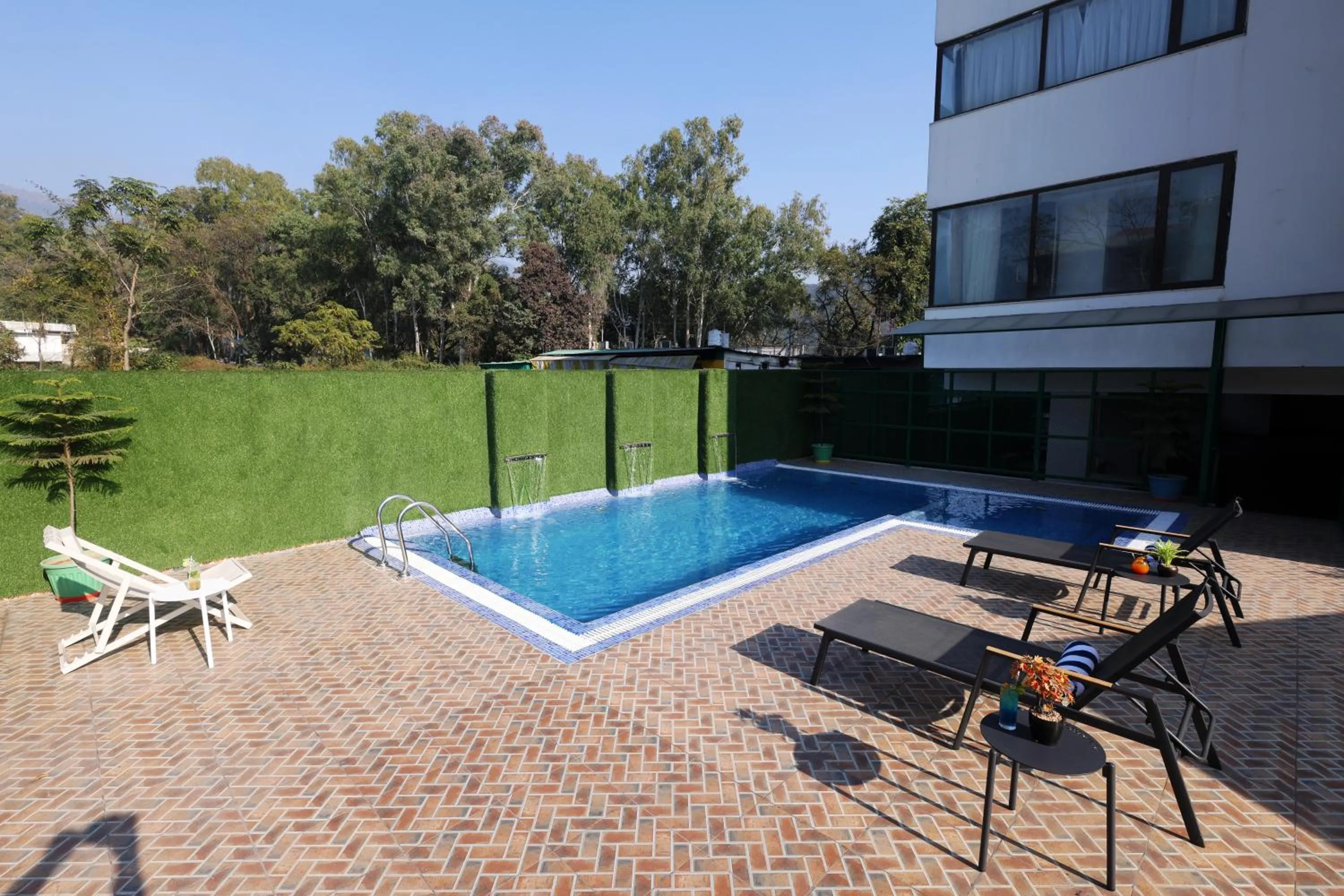 Swimming pool in The Prominence Mussoorie Road Dehradun