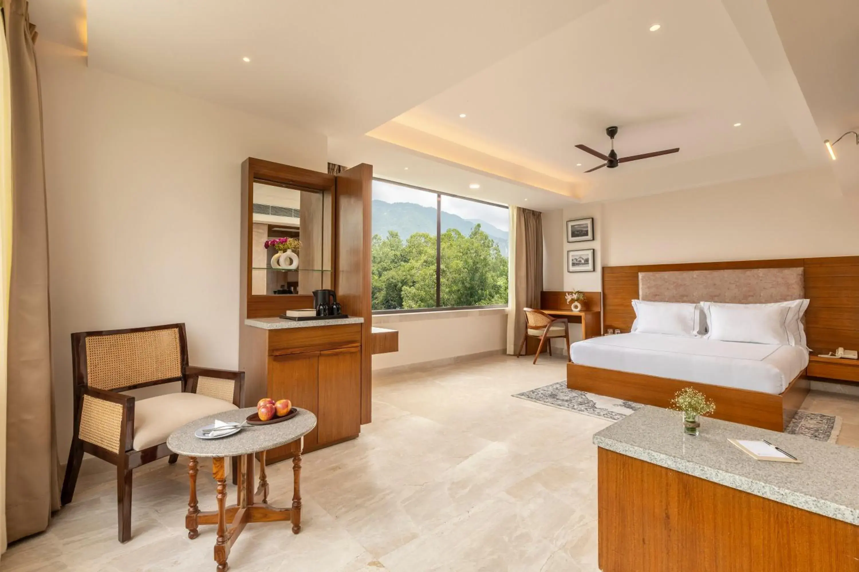 Premier Suite with Green View with complimentary mini-bar, fruit platter and 20% discount on food/beverages in The Prominence Mussoorie Road Dehradun Premier Suite with Green View with complimentary mini-bar, fruit platter and 20% discount on food/beverages in The Prominence Mussoorie Road Dehradun