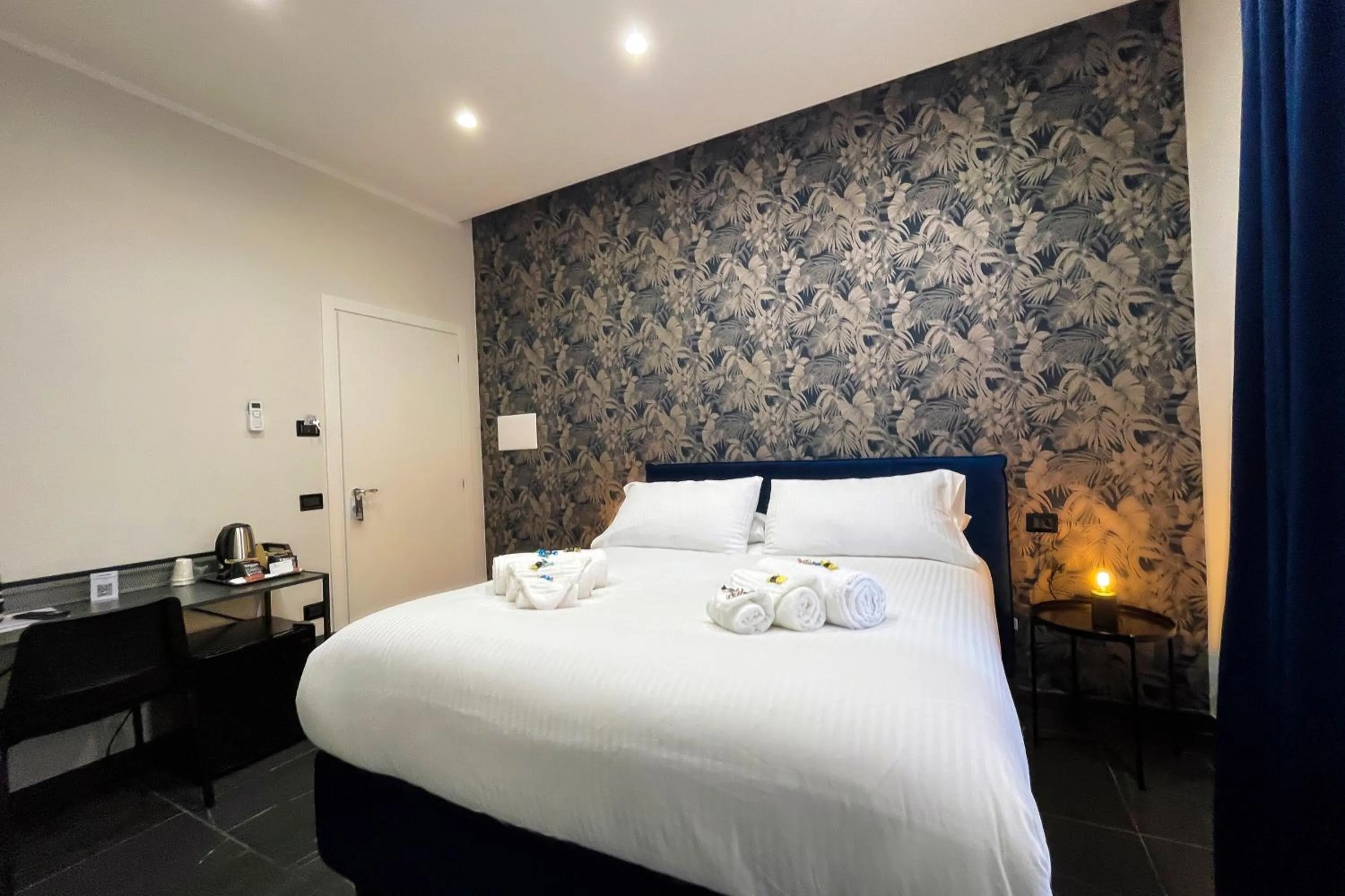 Bed in Le Colonne B&b