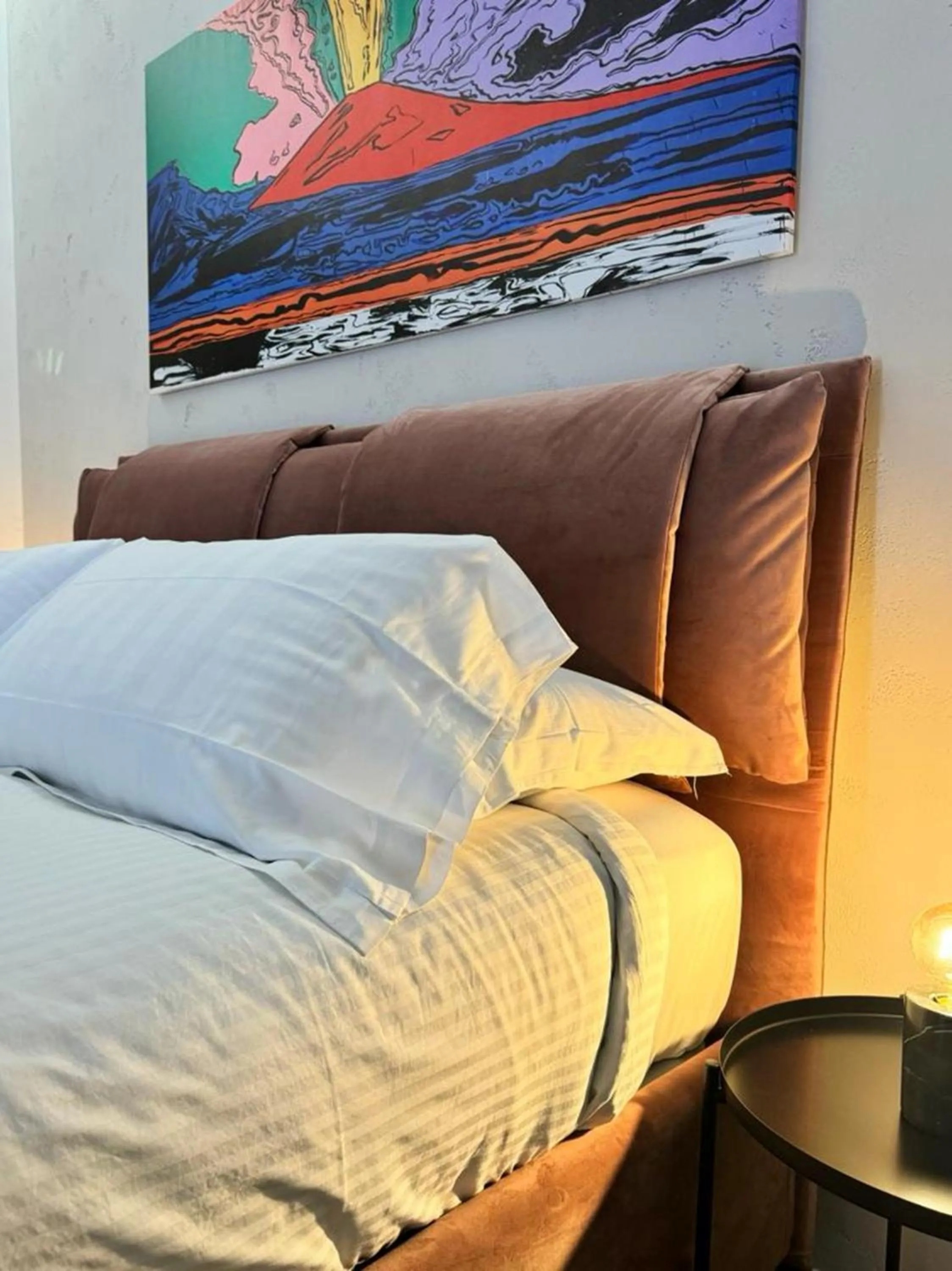 Bed in Le Colonne B&b