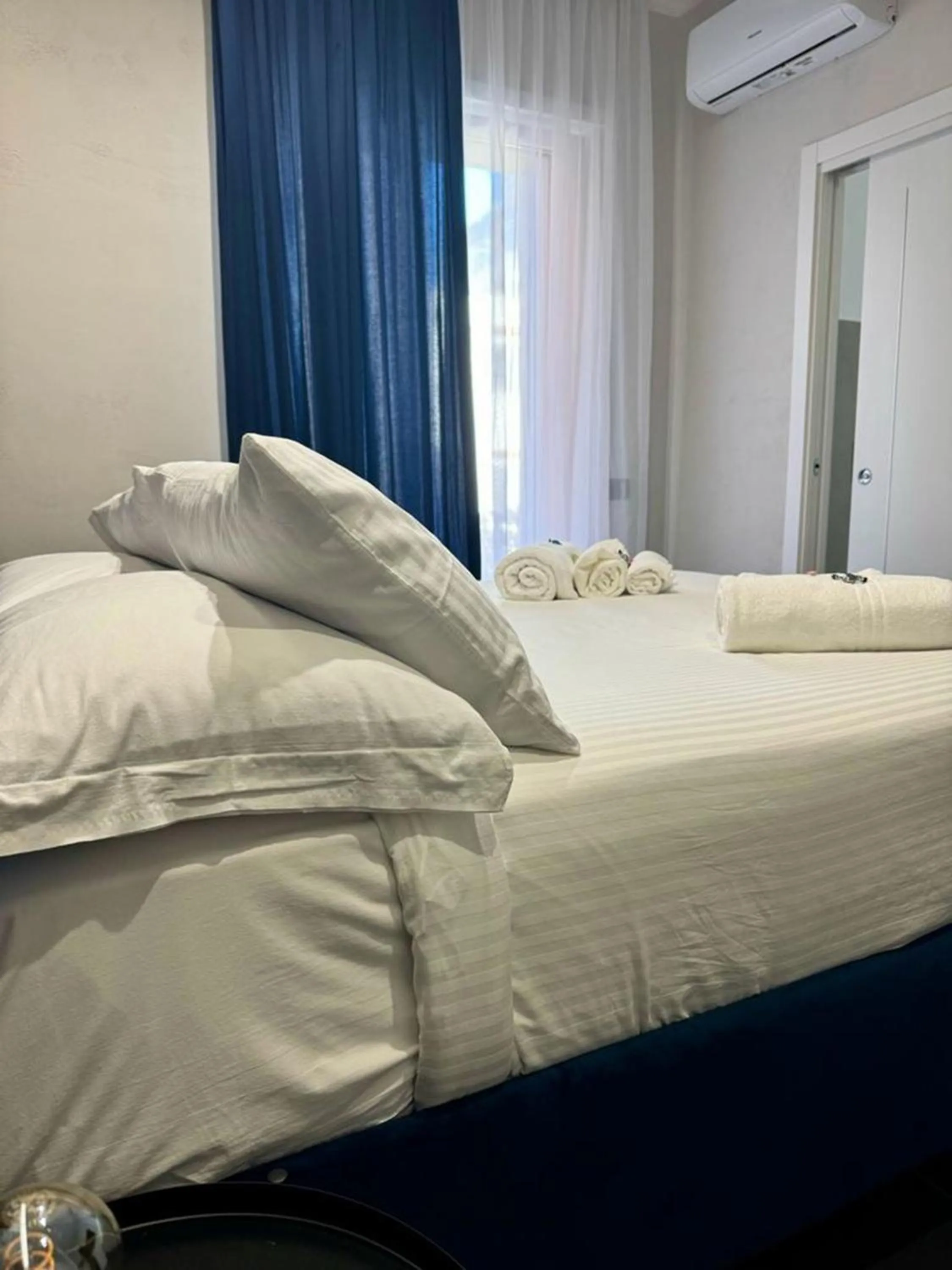 Bed in Le Colonne B&b