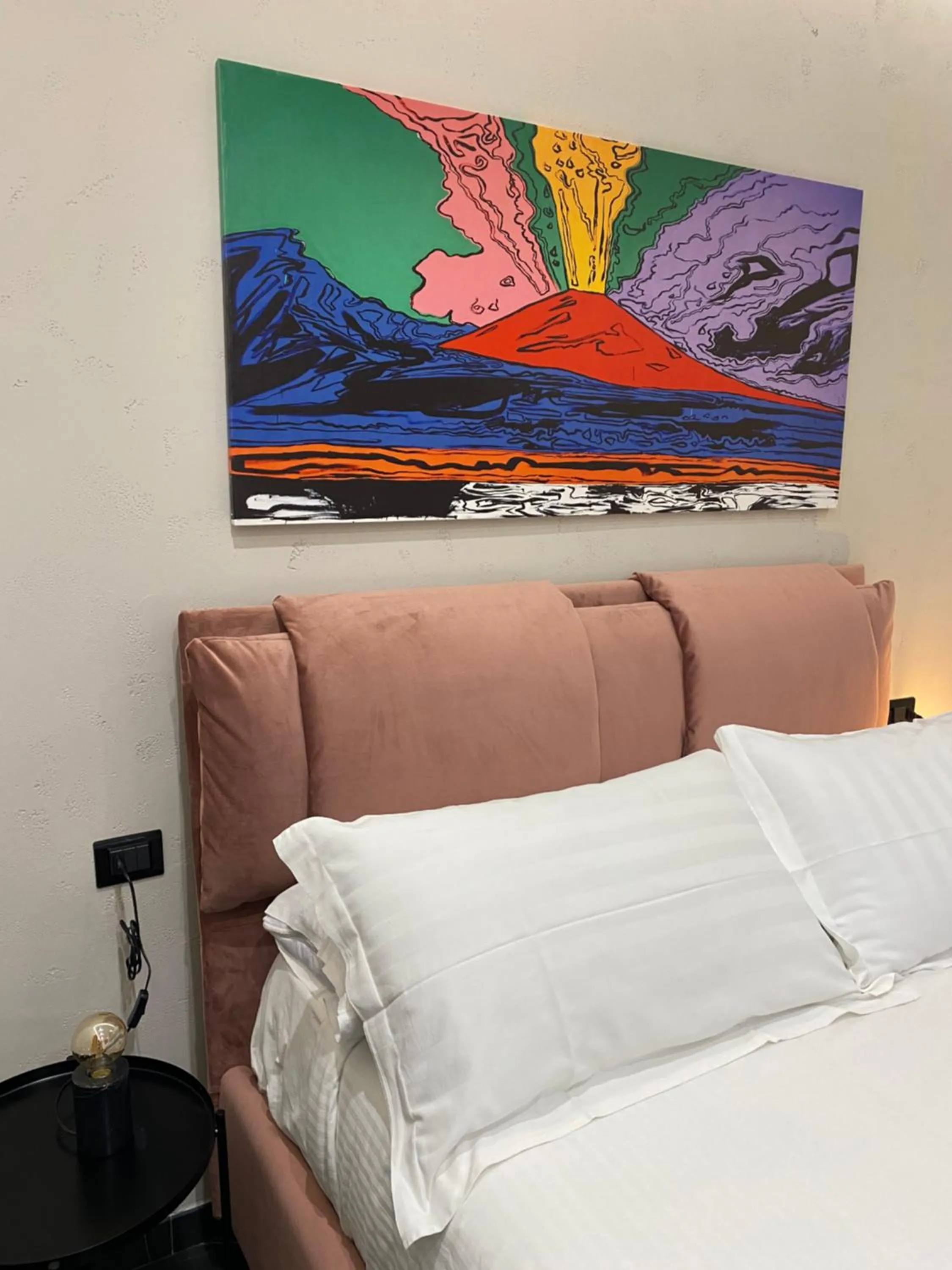 Bed in Le Colonne B&b