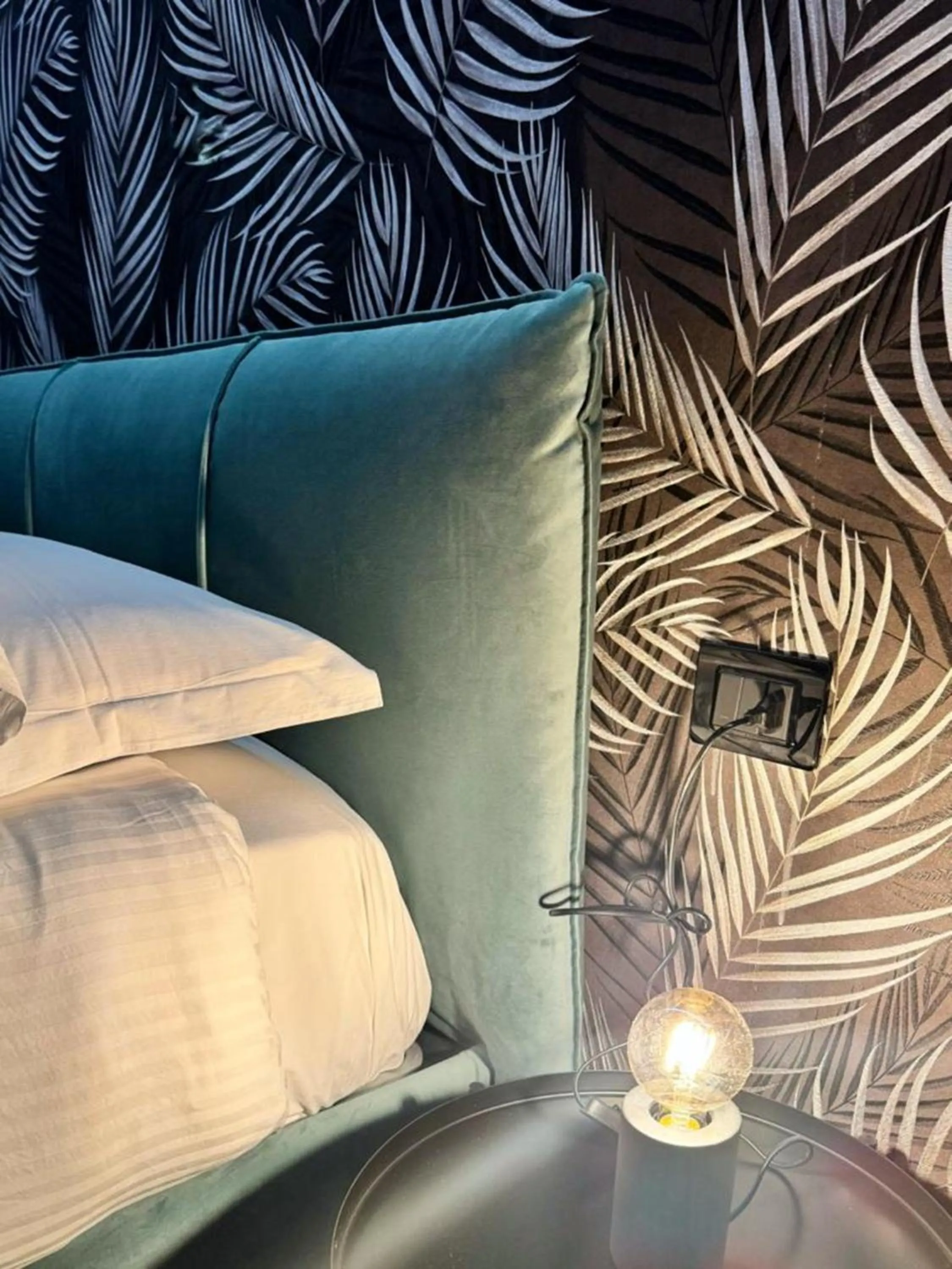 Bed in Le Colonne B&b