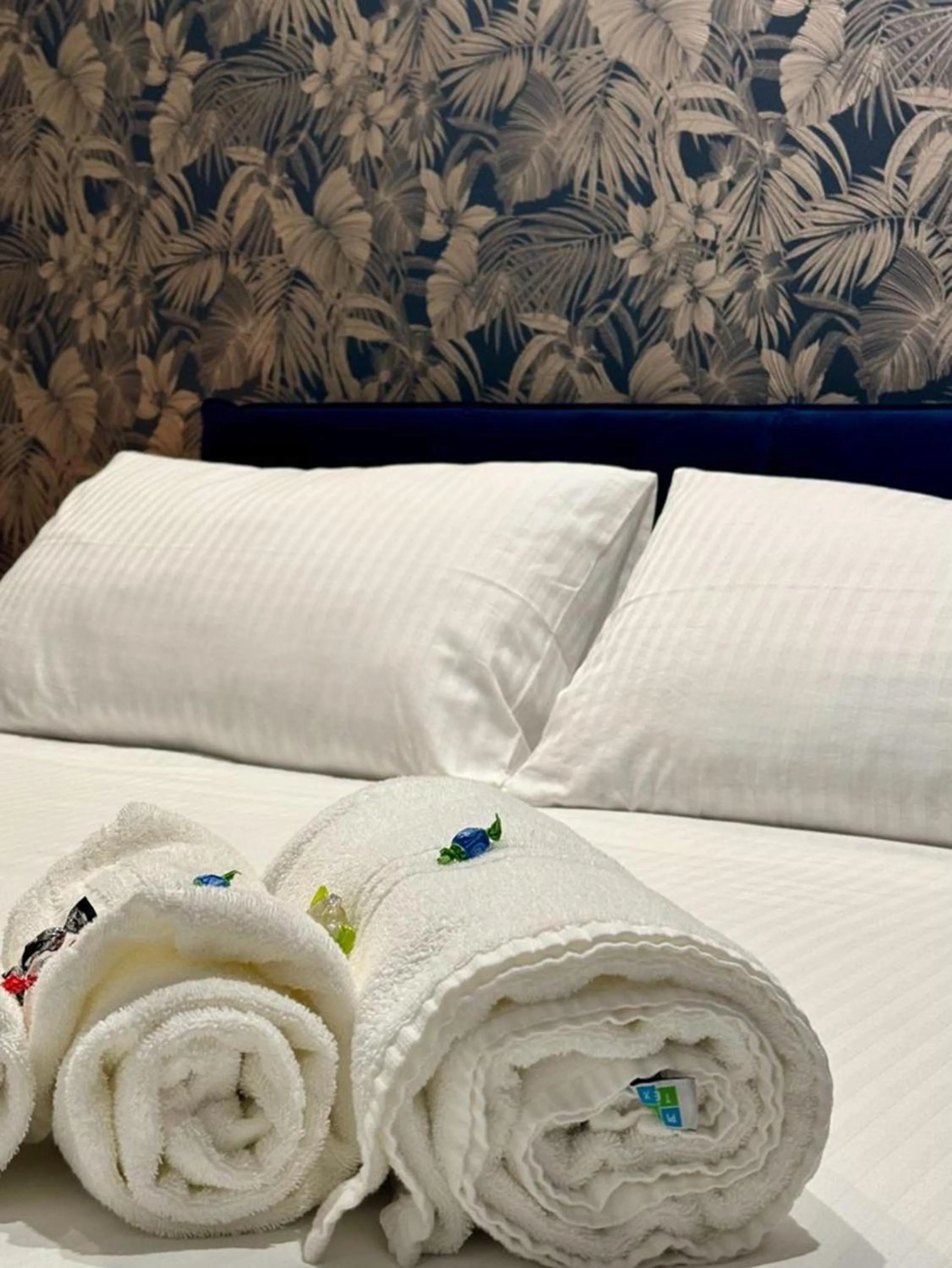 View (from property/room), Bed in Le Colonne B&b