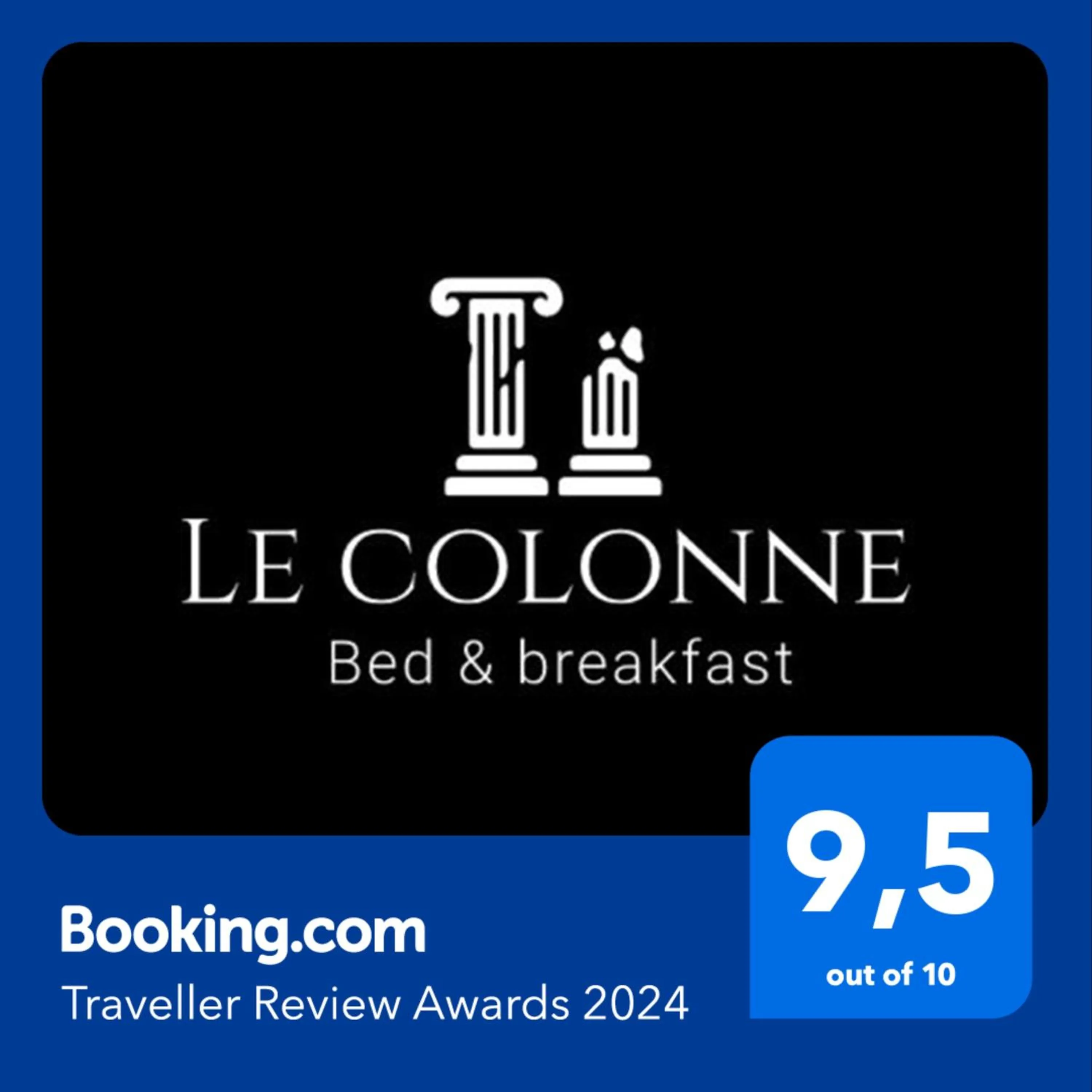 Logo/Certificate/Sign in Le Colonne B&b