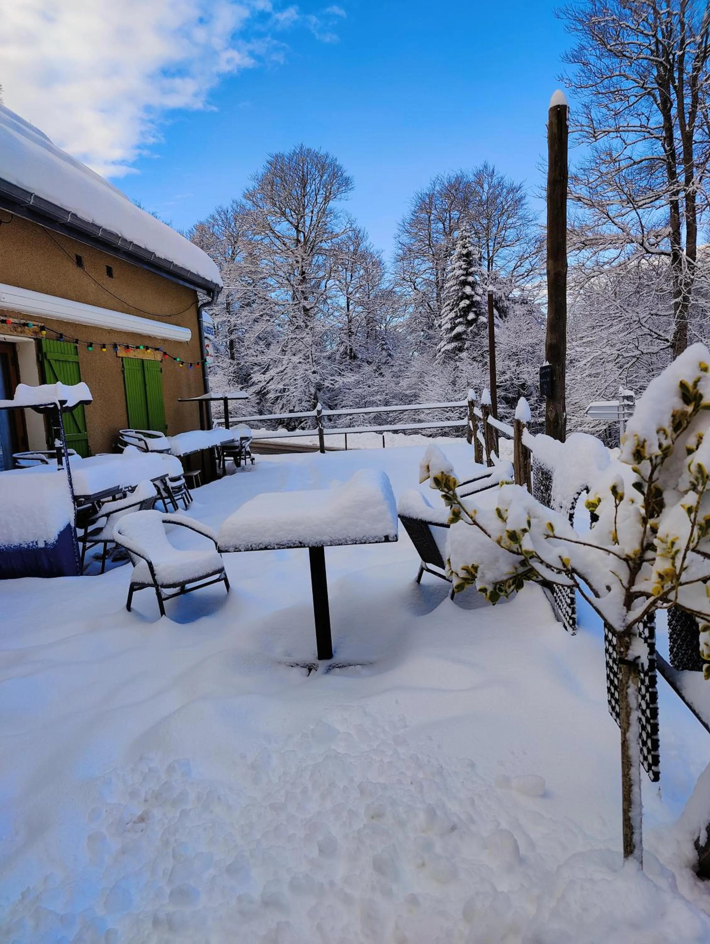 Patio in Auberge La Soulan