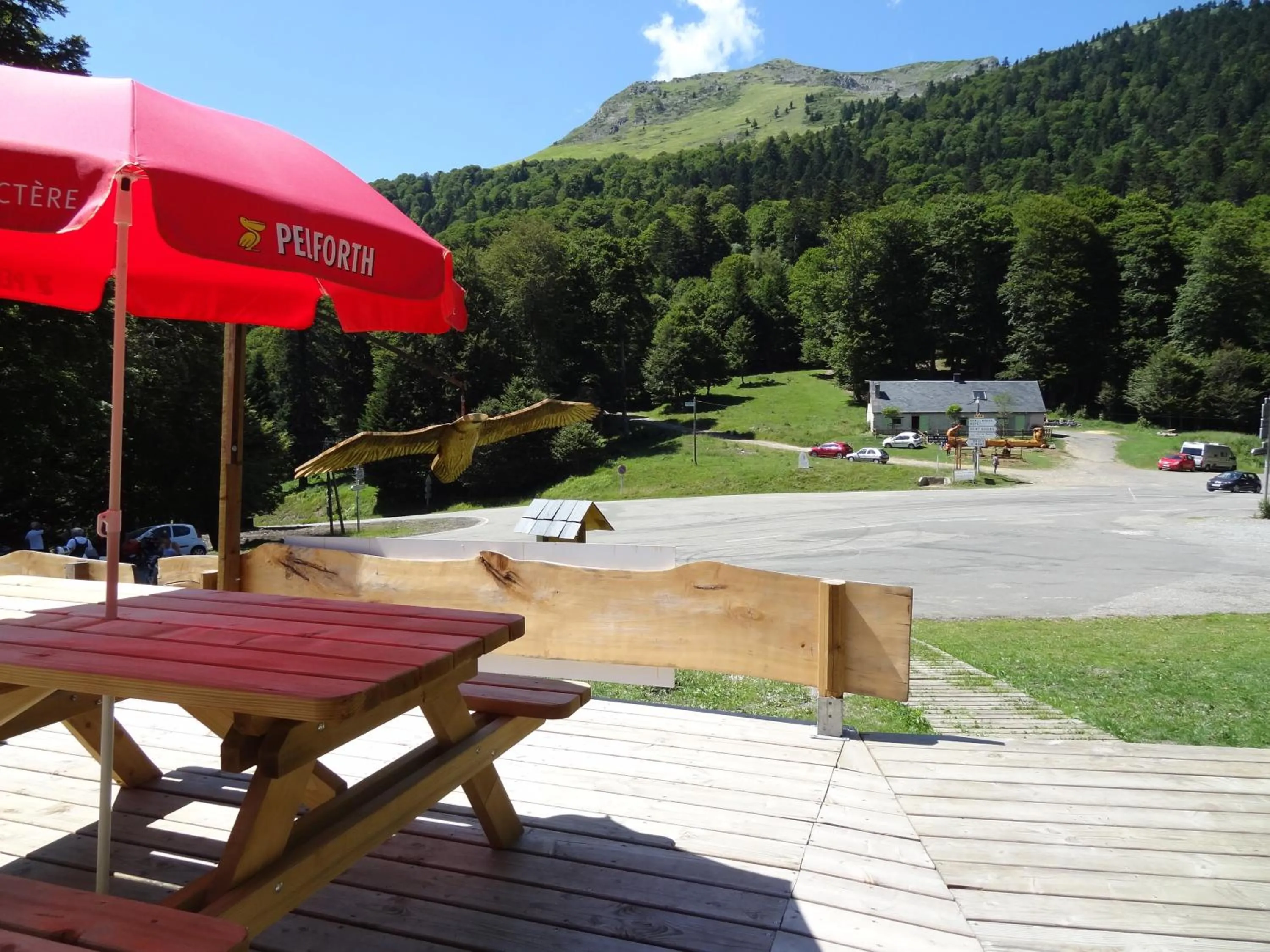 Balcony/Terrace in Auberge La Soulan