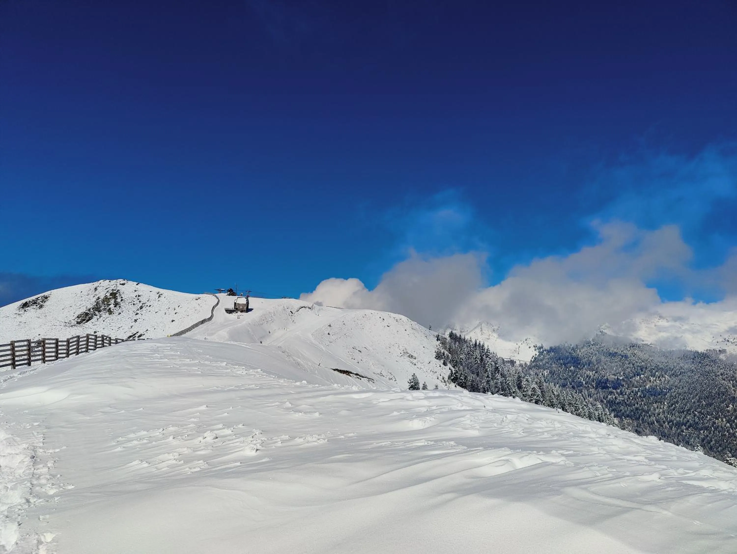 Skiing in Auberge La Soulan