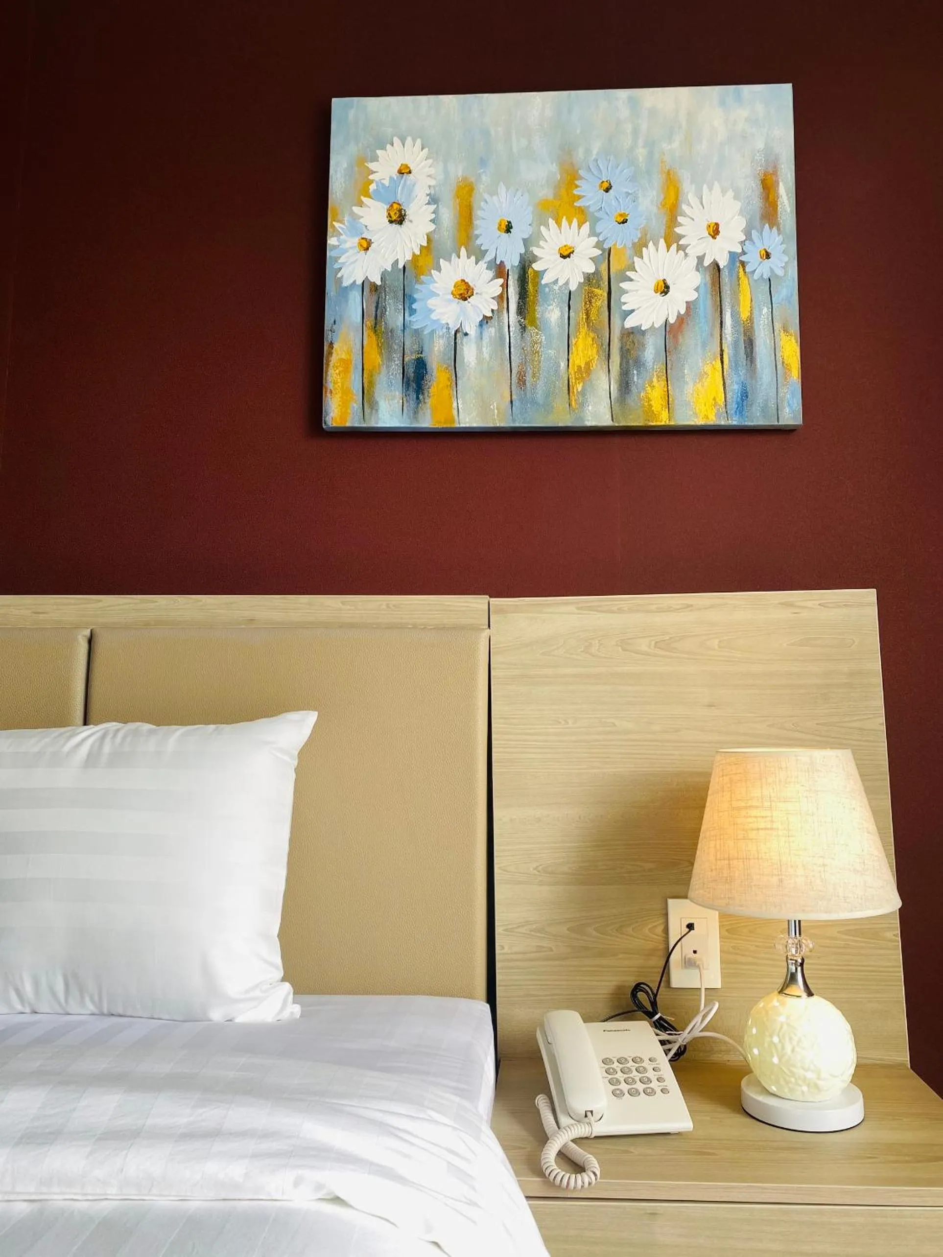 Bed in Hera Luxury Hotel