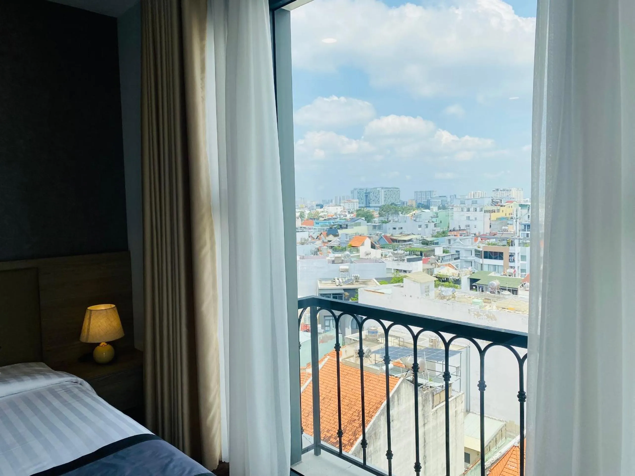 Bed in Hera Luxury Hotel