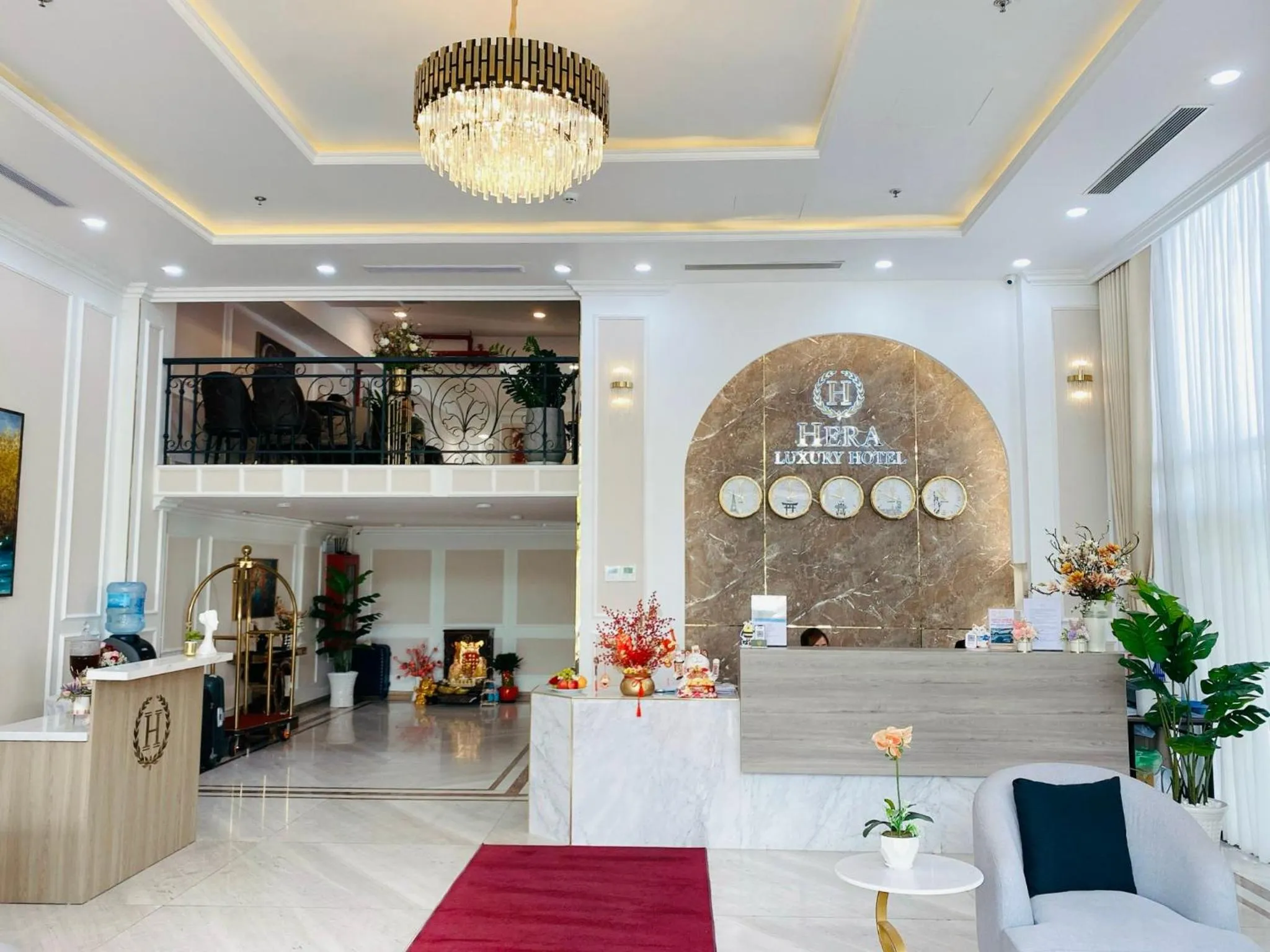 Lobby or reception in Hera Luxury Hotel