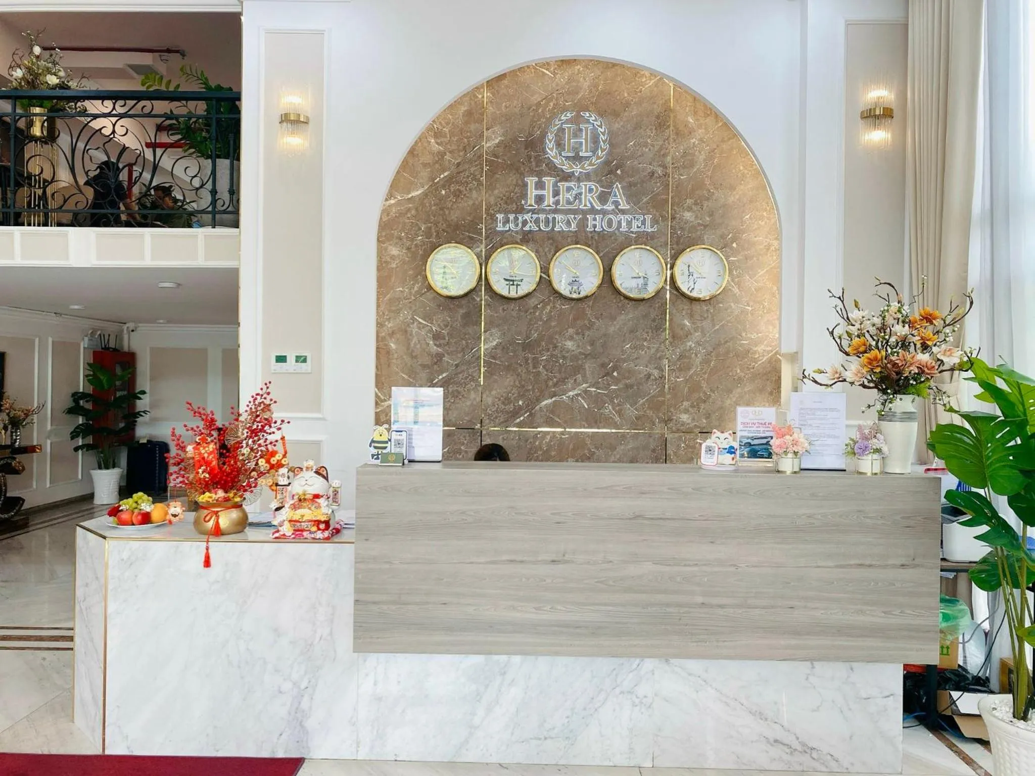 Lobby or reception in Hera Luxury Hotel