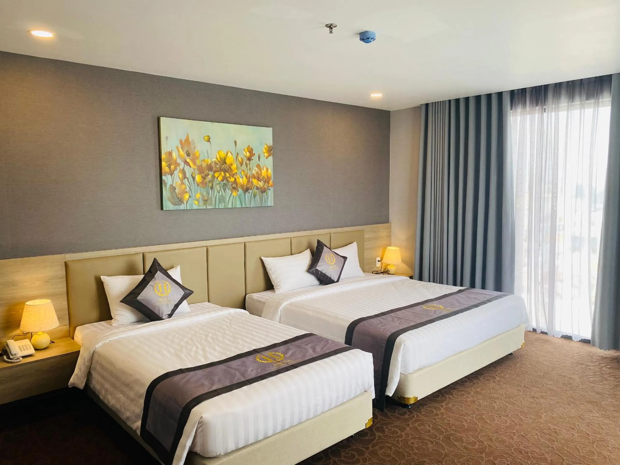 Bed in Hera Luxury Hotel