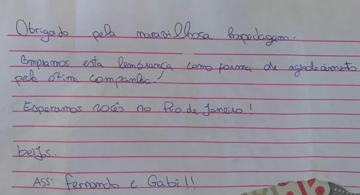 Guests in Recanto Da Ursa