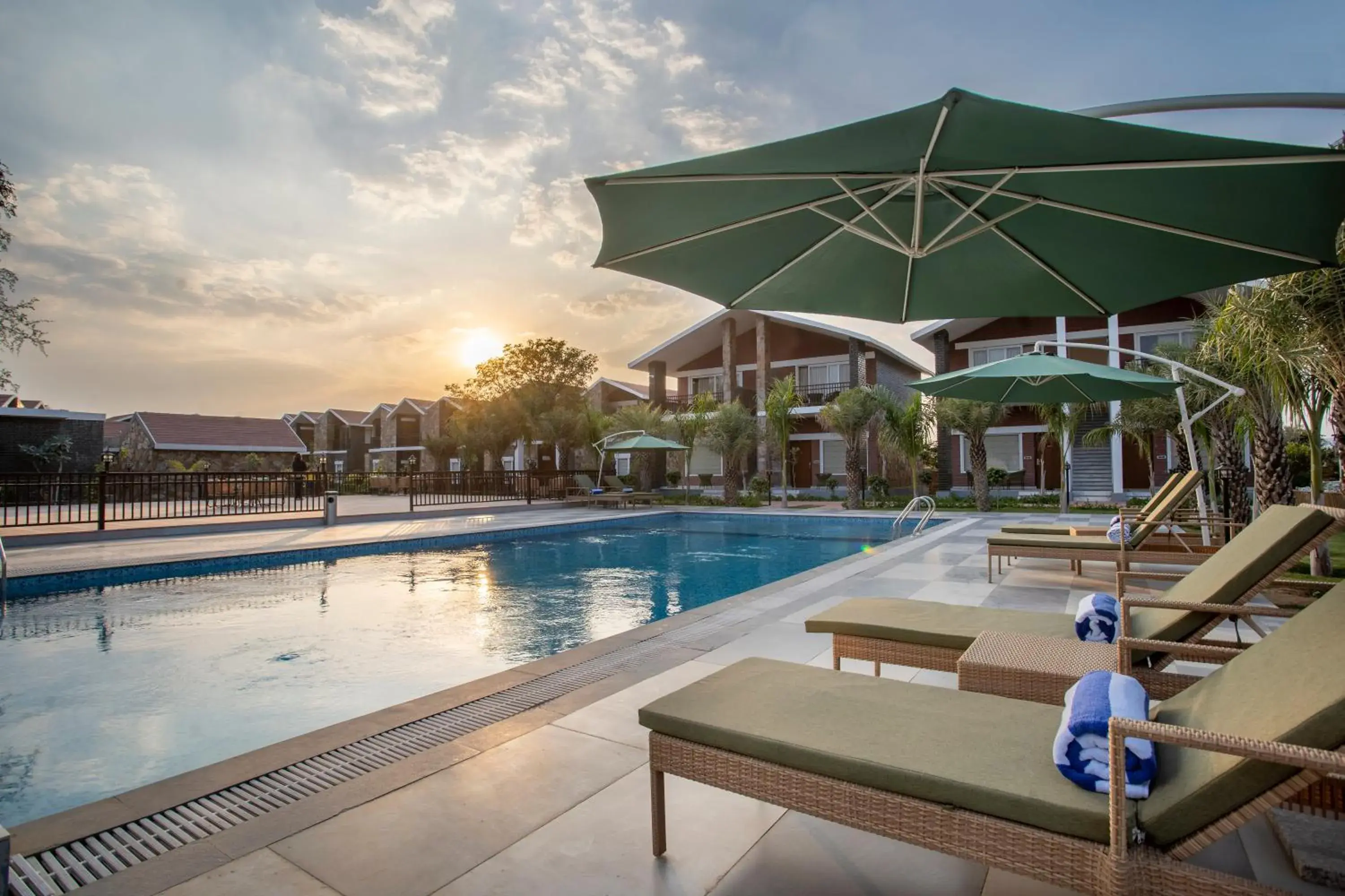 Pool view in Spree Resort Sariska Pool view in Spree Resort Sariska