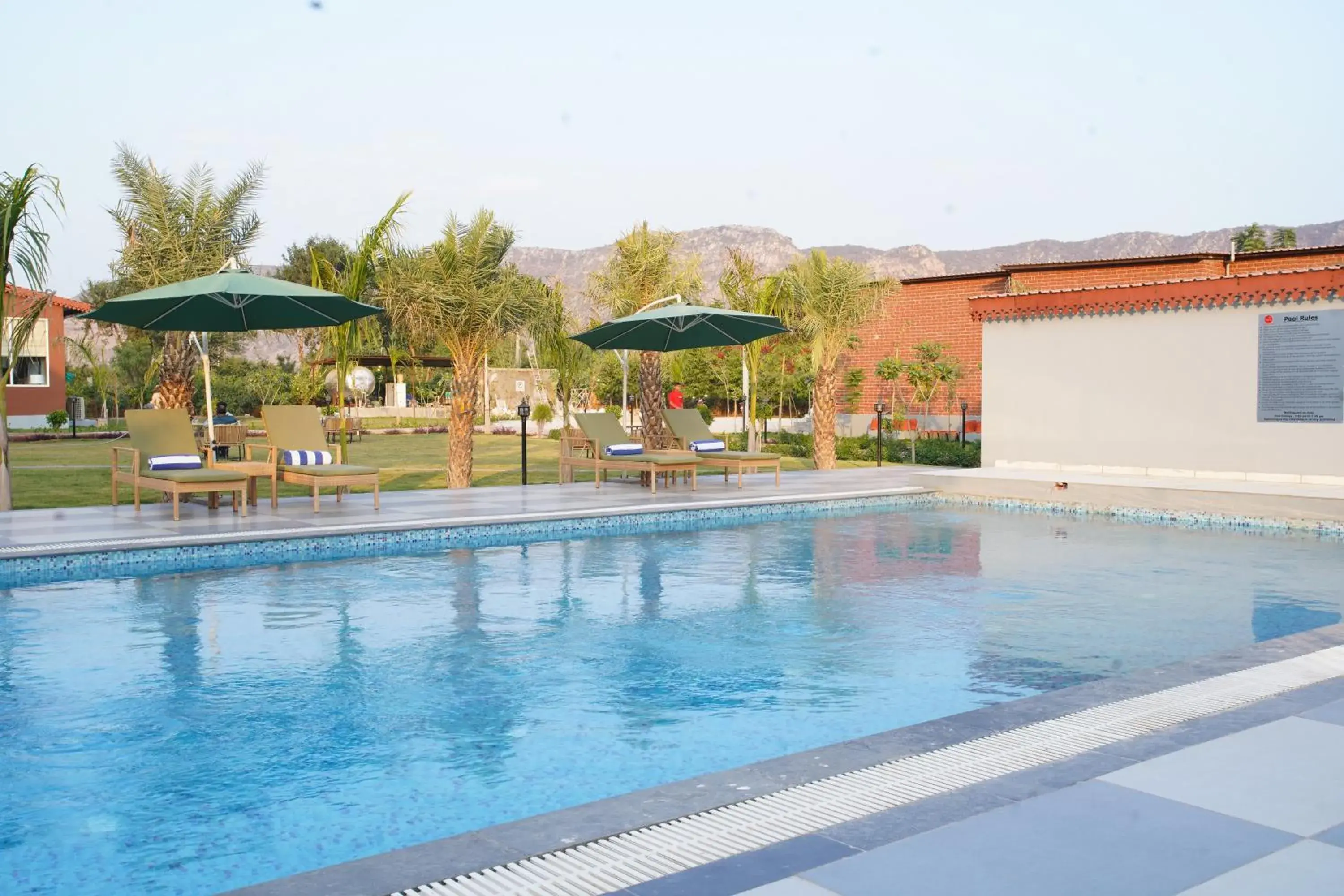 Swimming pool in Spree Resort Sariska Swimming pool in Spree Resort Sariska