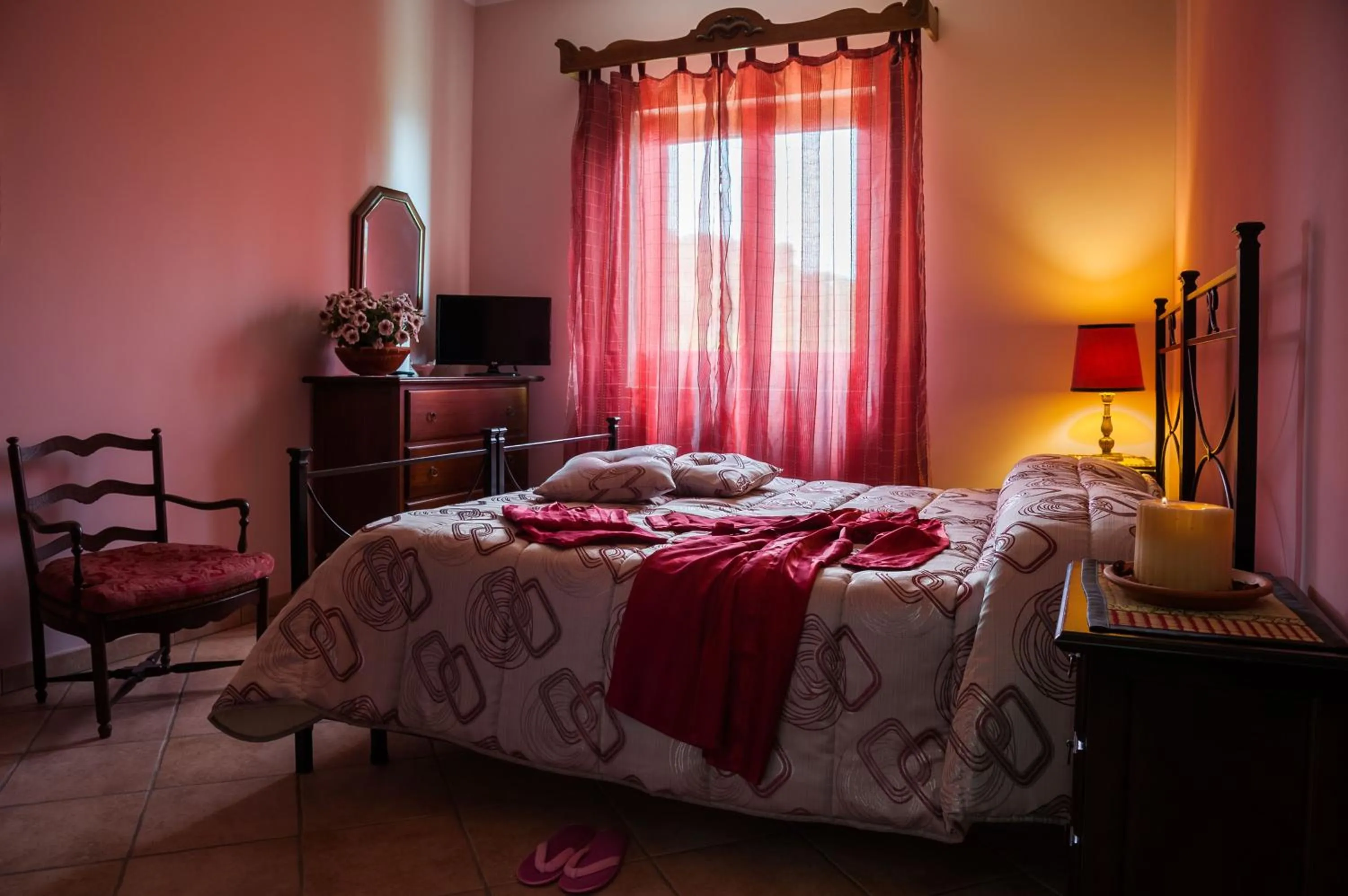 Bedroom, Bed in Villa Bernadette