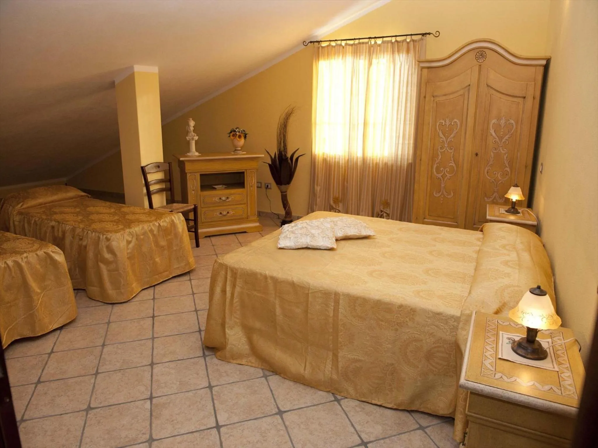 Bedroom, Bed in Villa Bernadette