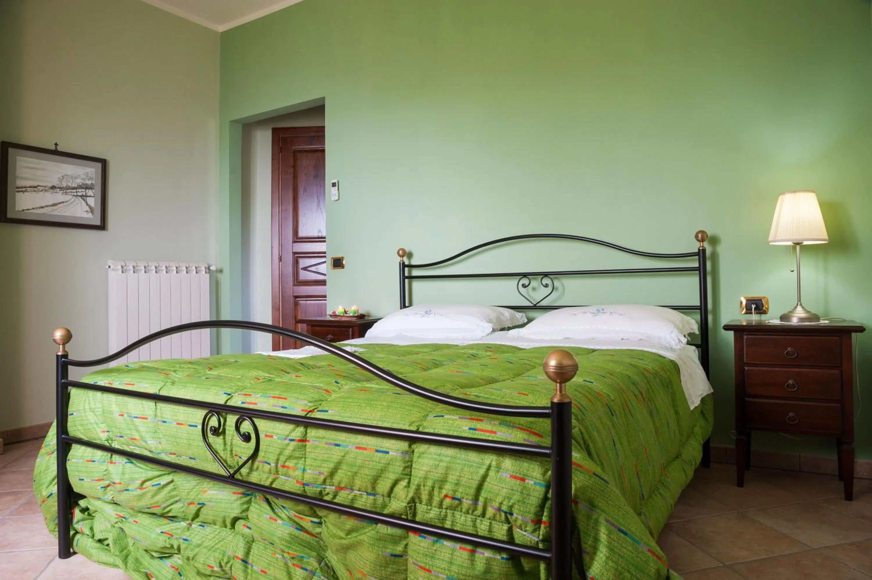Bedroom, Bed in Villa Bernadette
