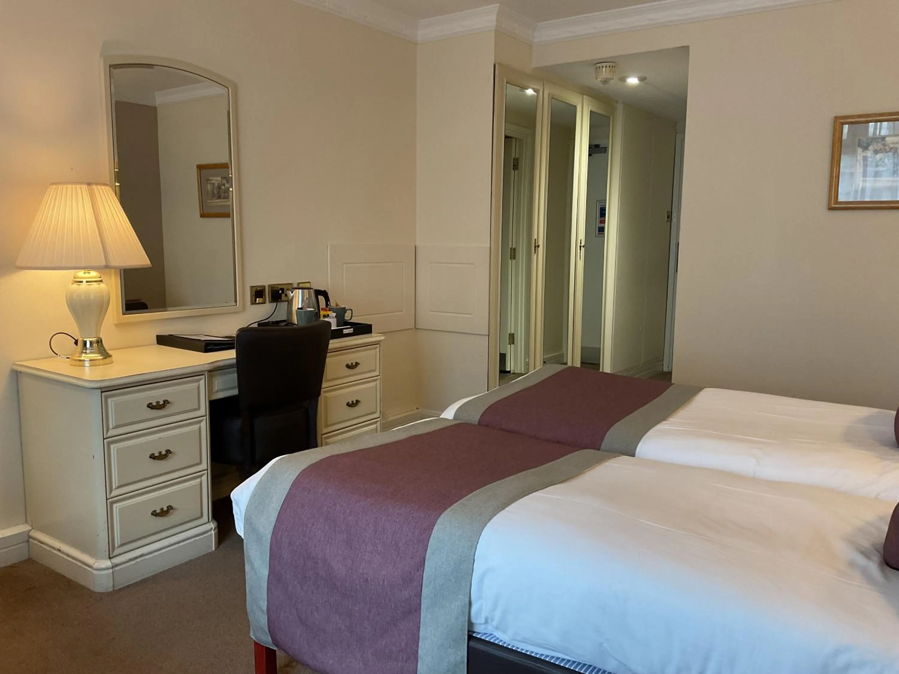 Twin Room in Royal Bath Hotel & Spa Bournemouth