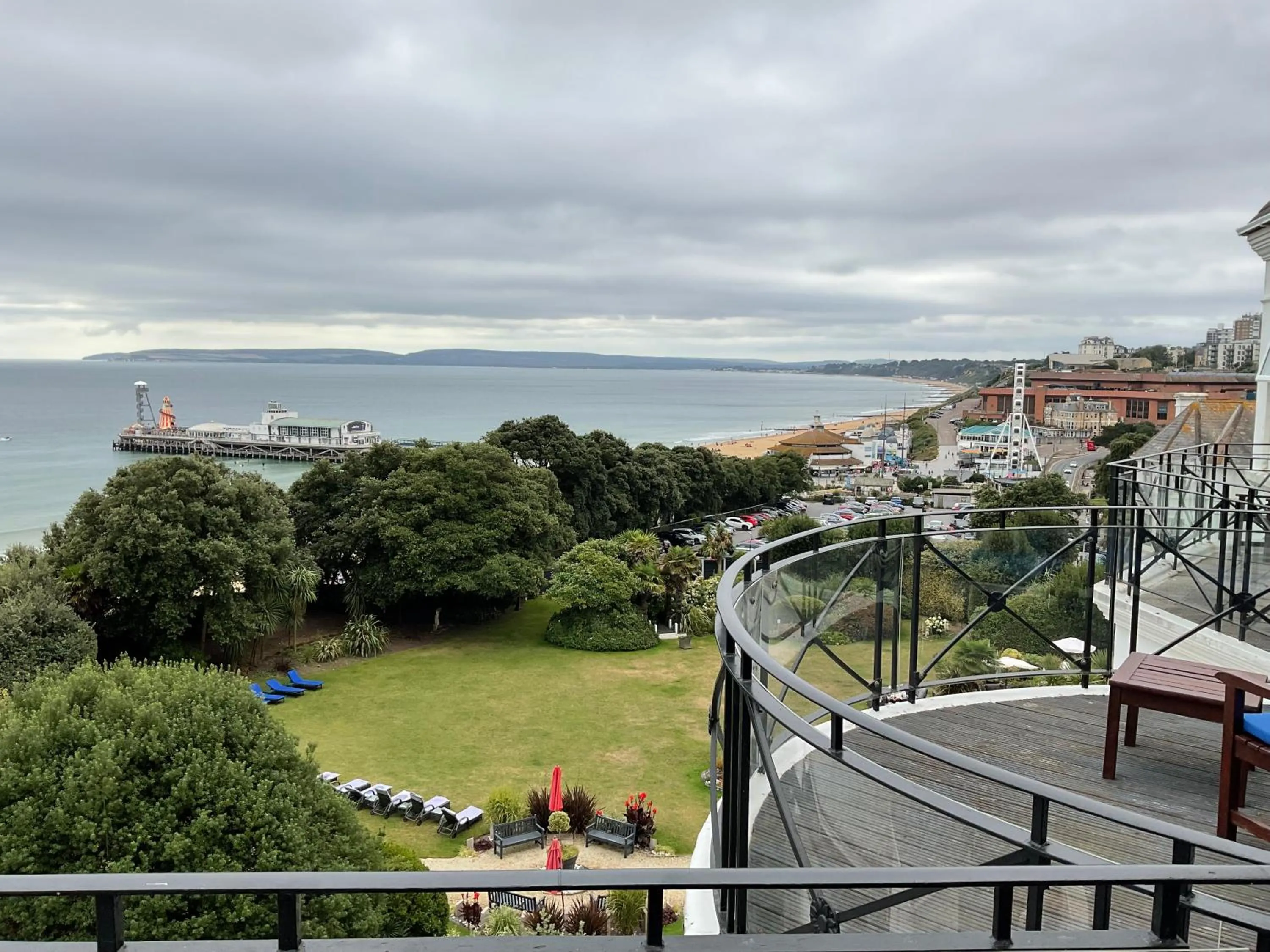 Sea view in Royal Bath Hotel & Spa Bournemouth