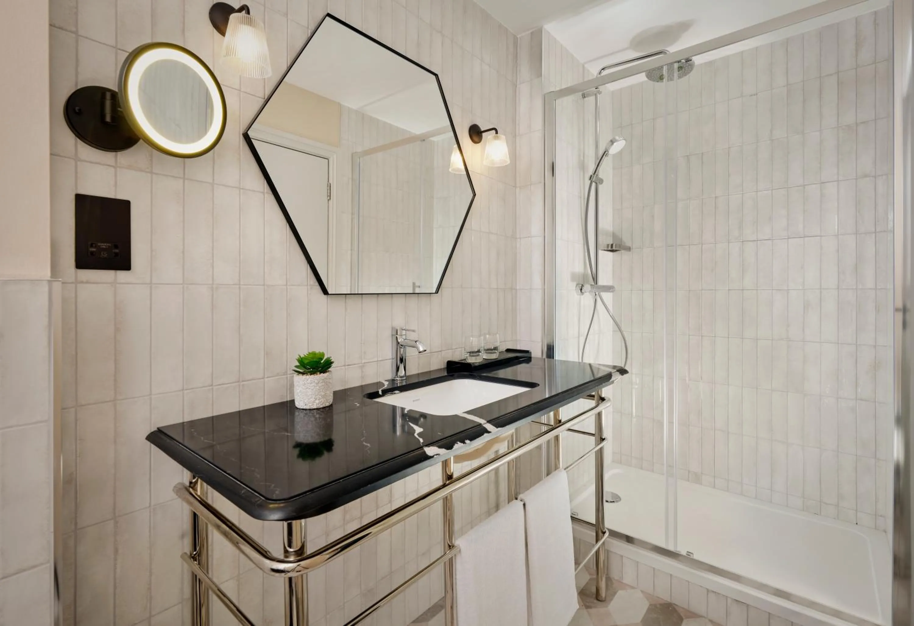 Shower in The Grand Hotel Leicester by The Unlimited Collection