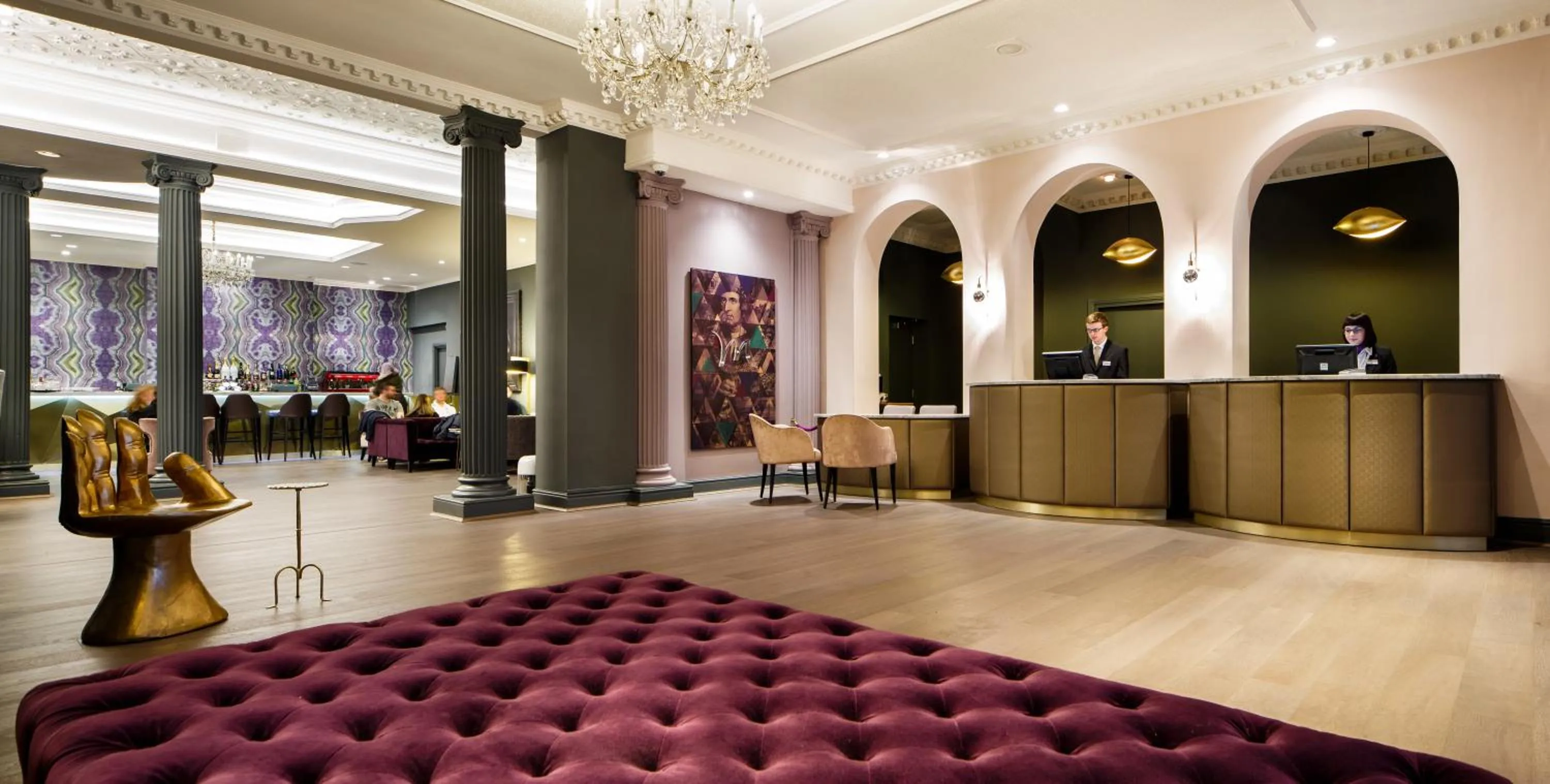 Lobby or reception, Lobby/Reception in Mercure Leicester The Grand Hotel