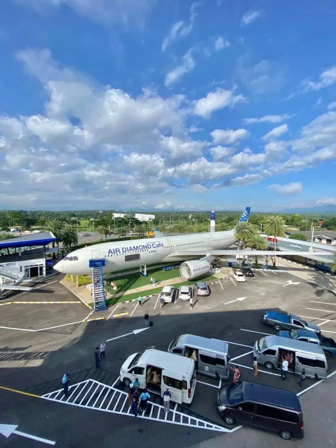 Bird's eye view in Air Diamond Hotel Bird's eye view in Air Diamond Hotel