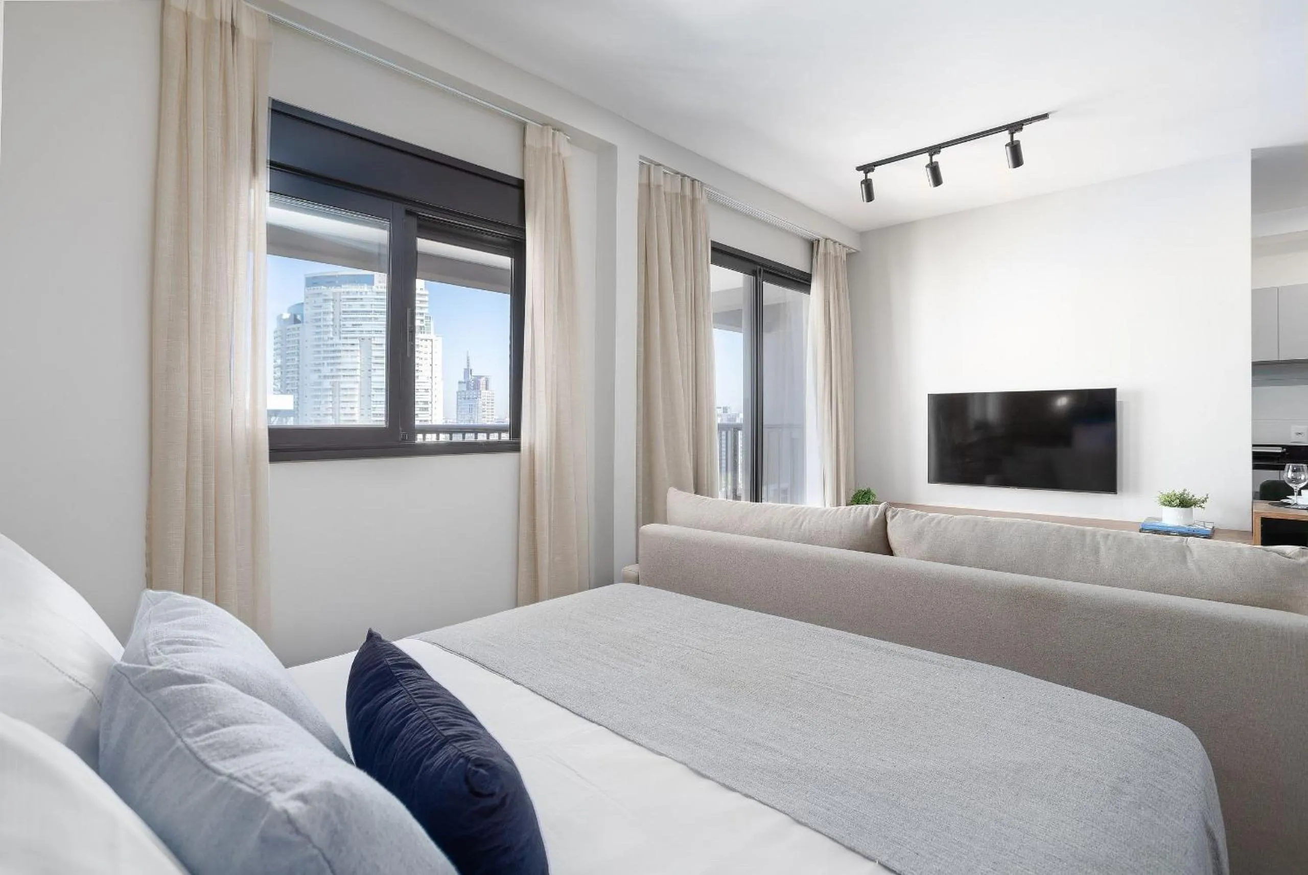 Bedroom, Bed in Expand Pinheiros