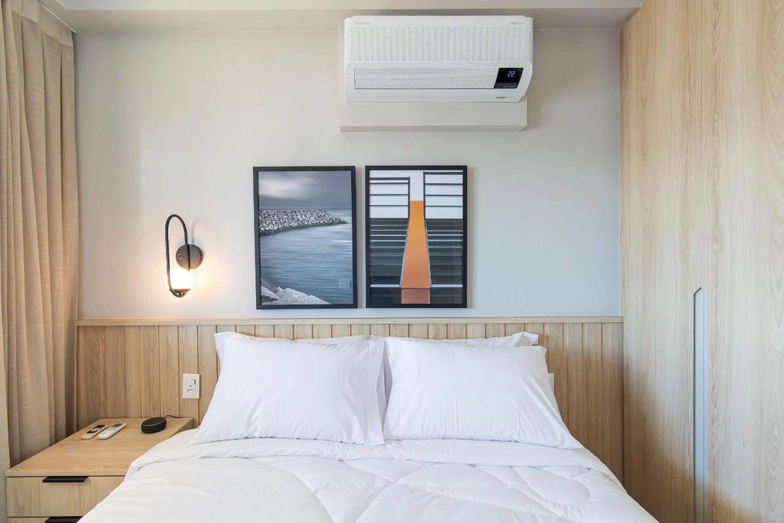 Bedroom, Bed in Expand Pinheiros