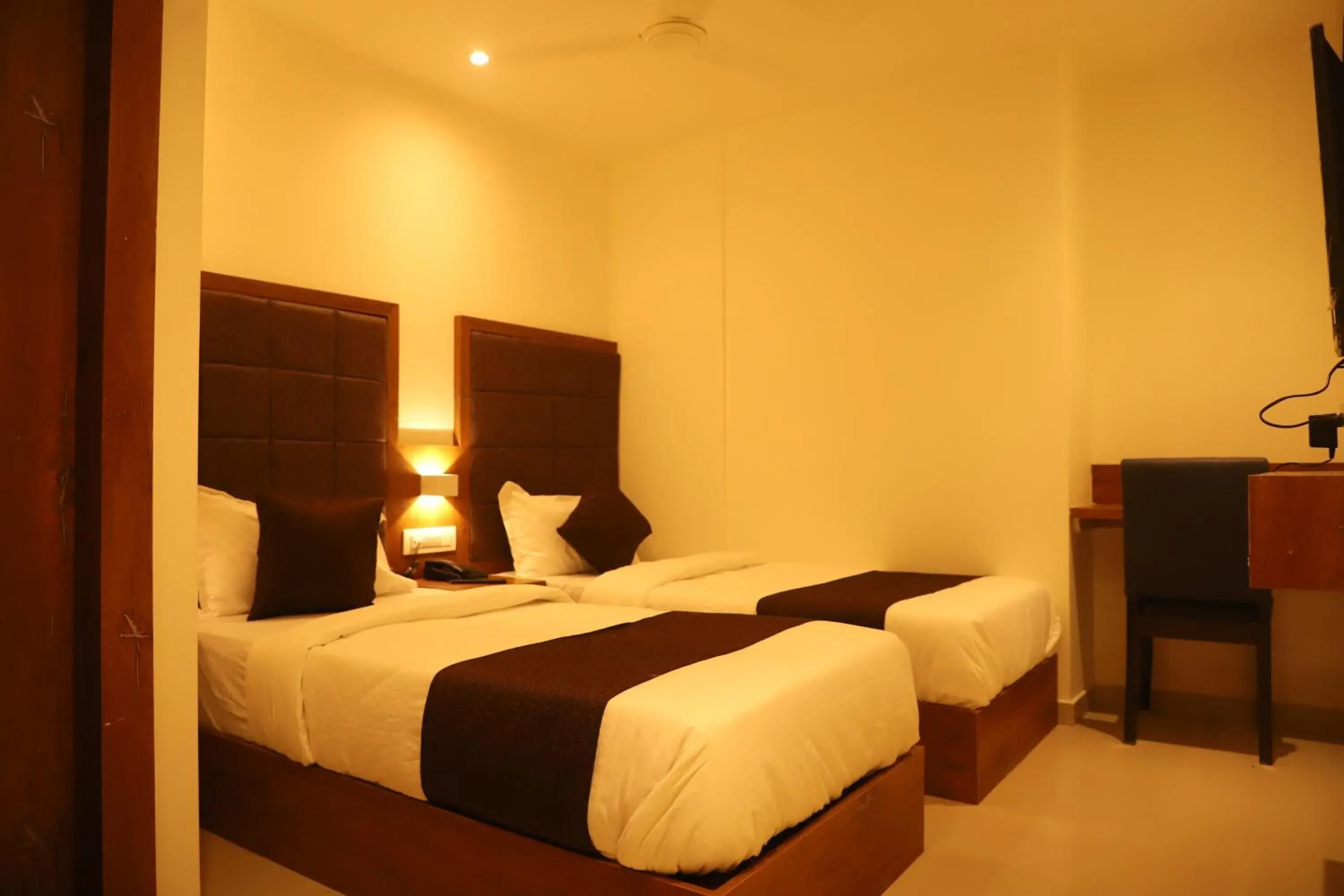 Bed in Hotel Sai Pritam Bed in Hotel Sai Pritam