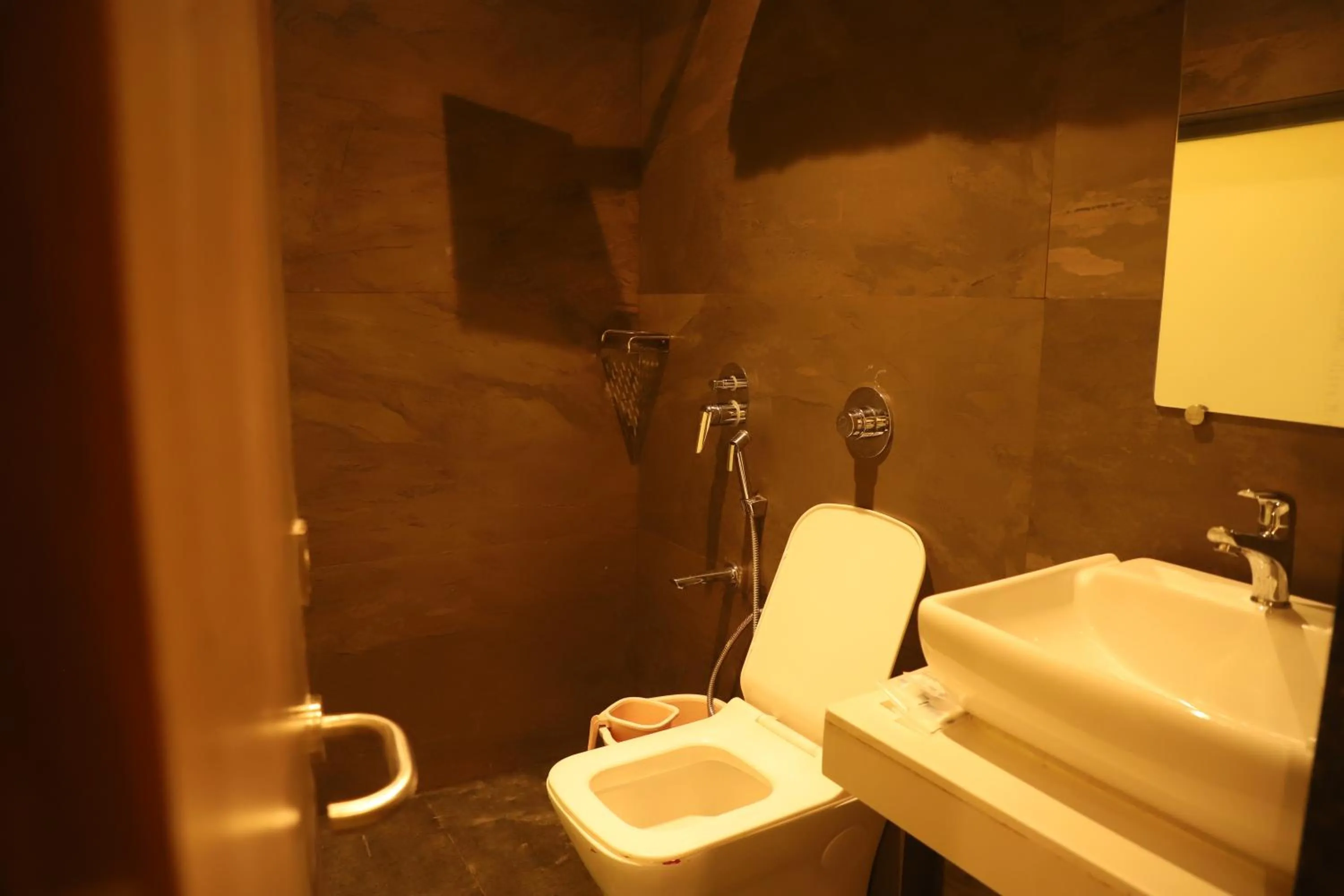 Shower in Hotel Sai Pritam