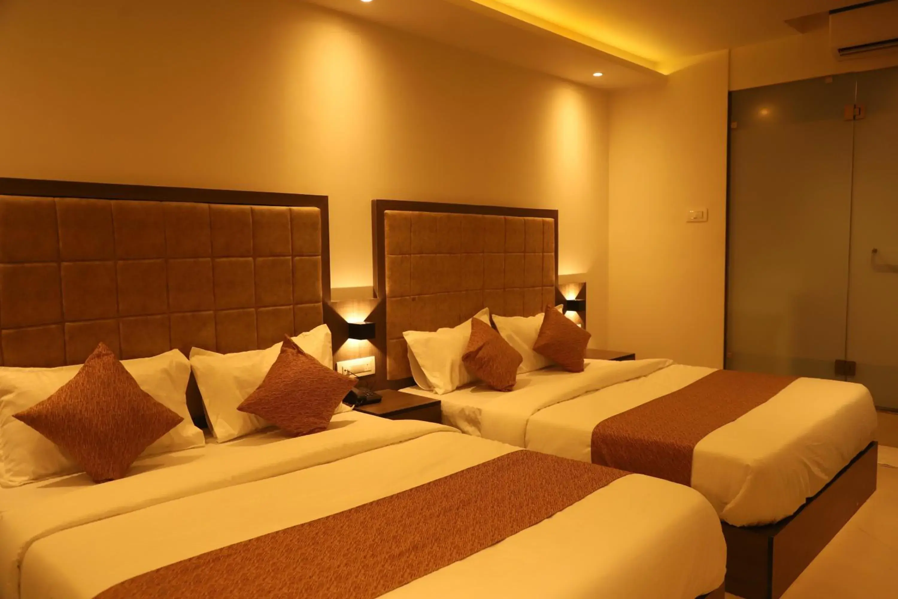 Bed in Hotel Sai Pritam Bed in Hotel Sai Pritam