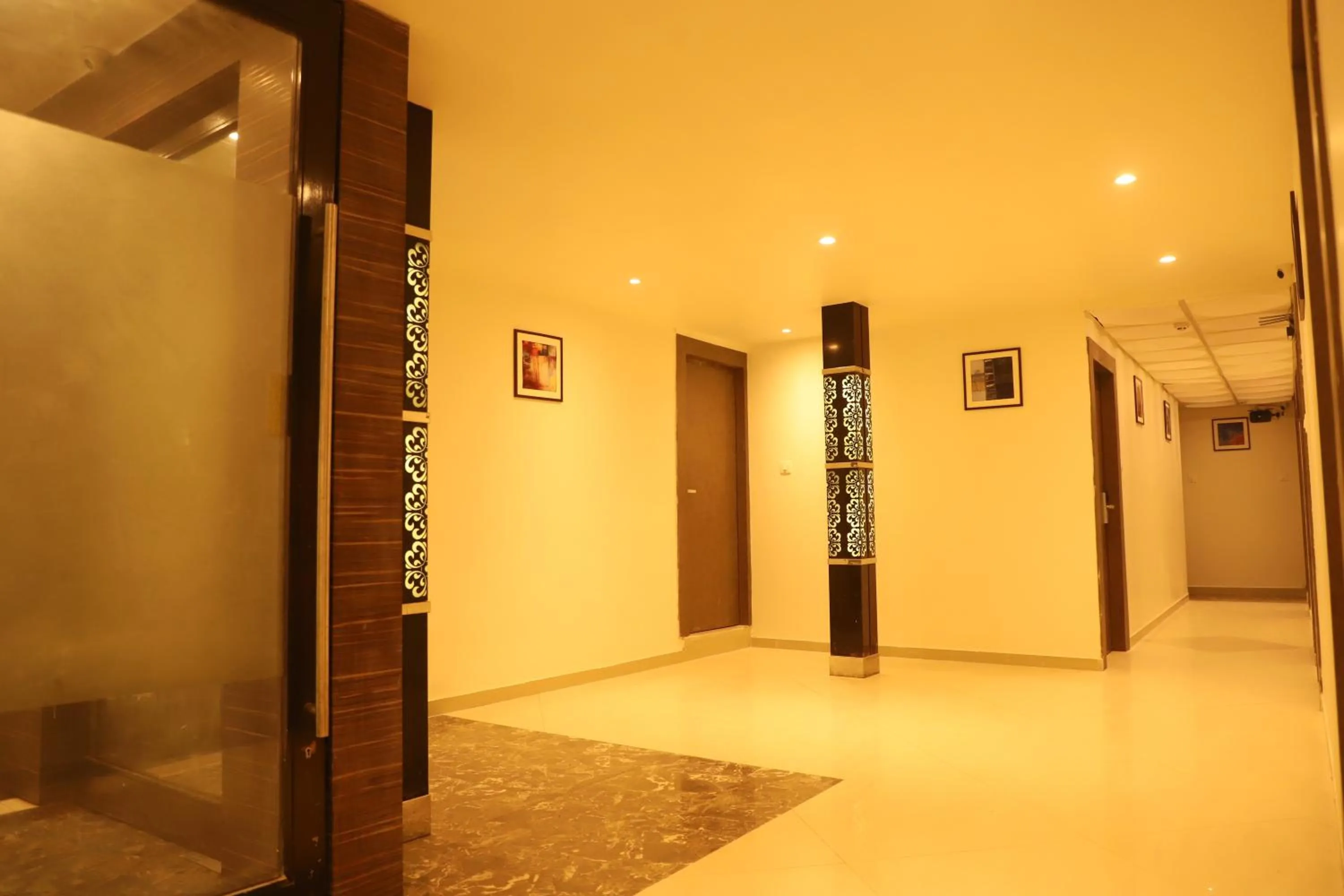 Lobby or reception in Hotel Sai Pritam