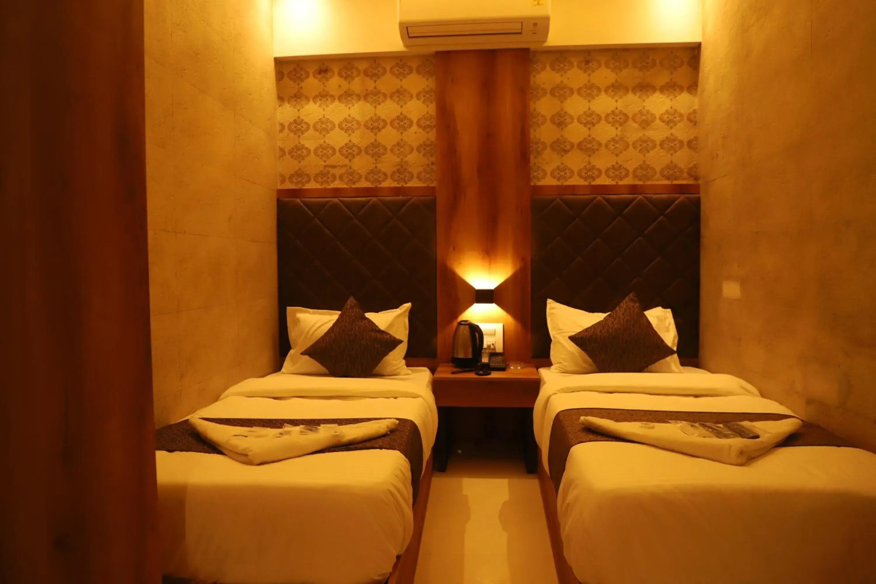 Bed in Hotel Sai Pritam Bed in Hotel Sai Pritam