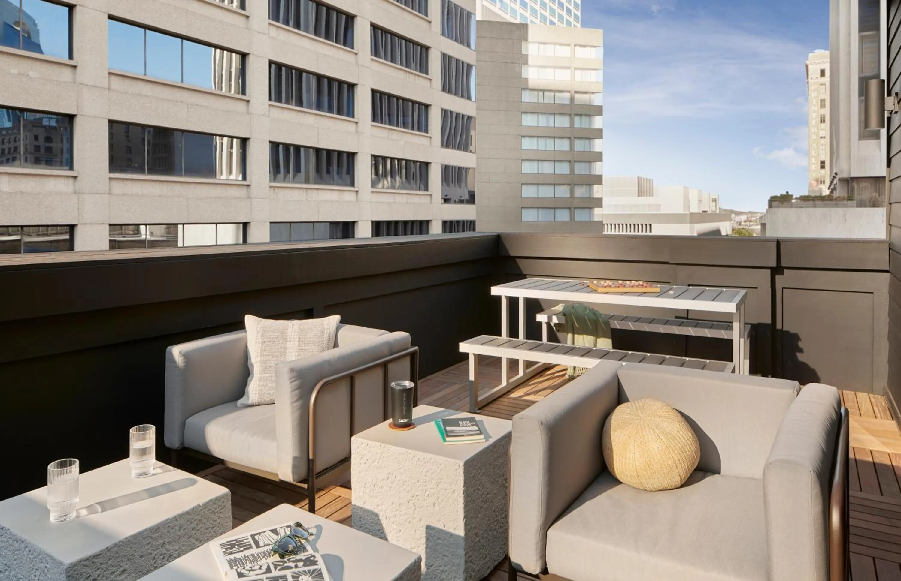 Balcony/Terrace in note by Mint House - Nashville Art District