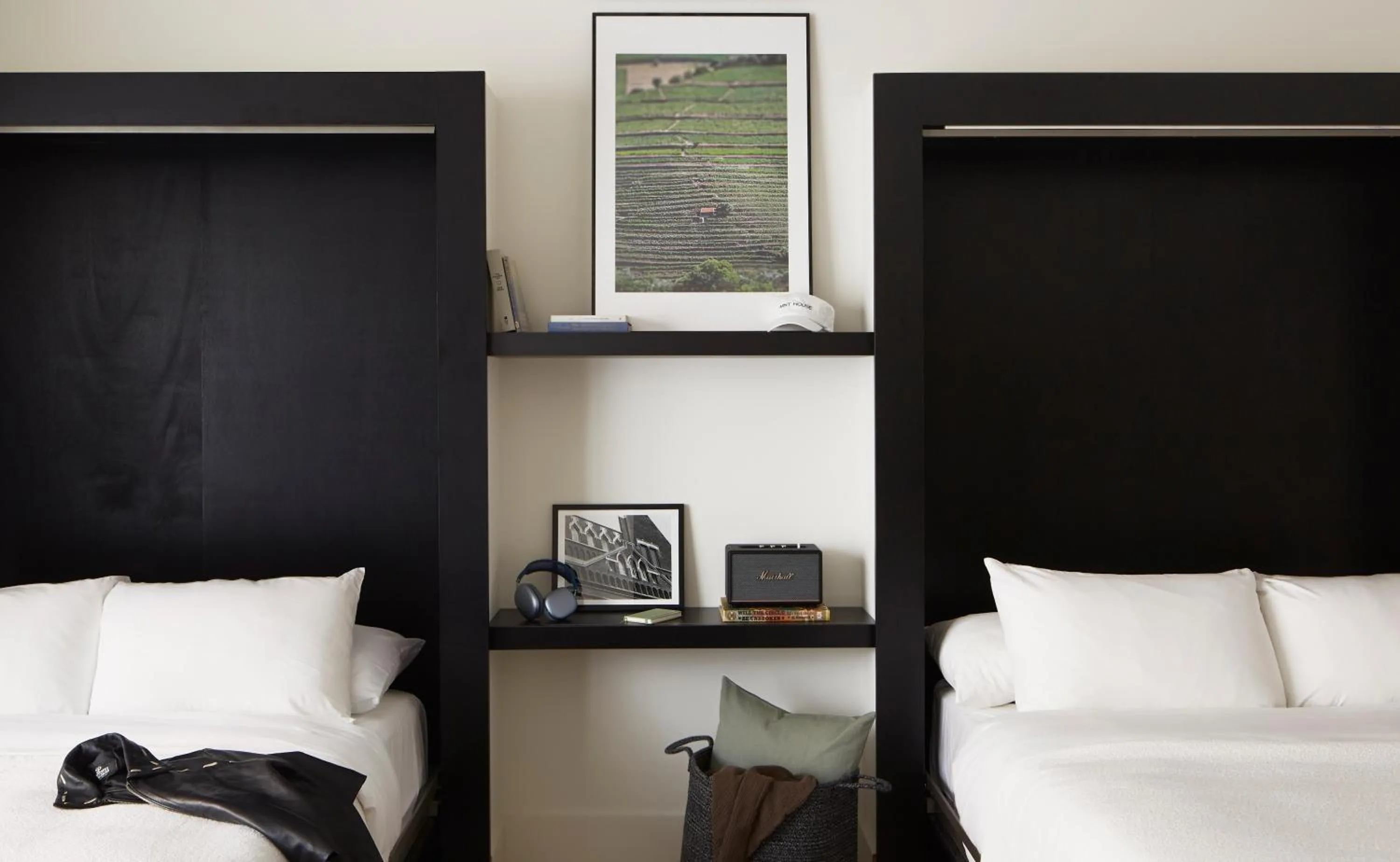 Bedroom in note by Mint House - Nashville Art District