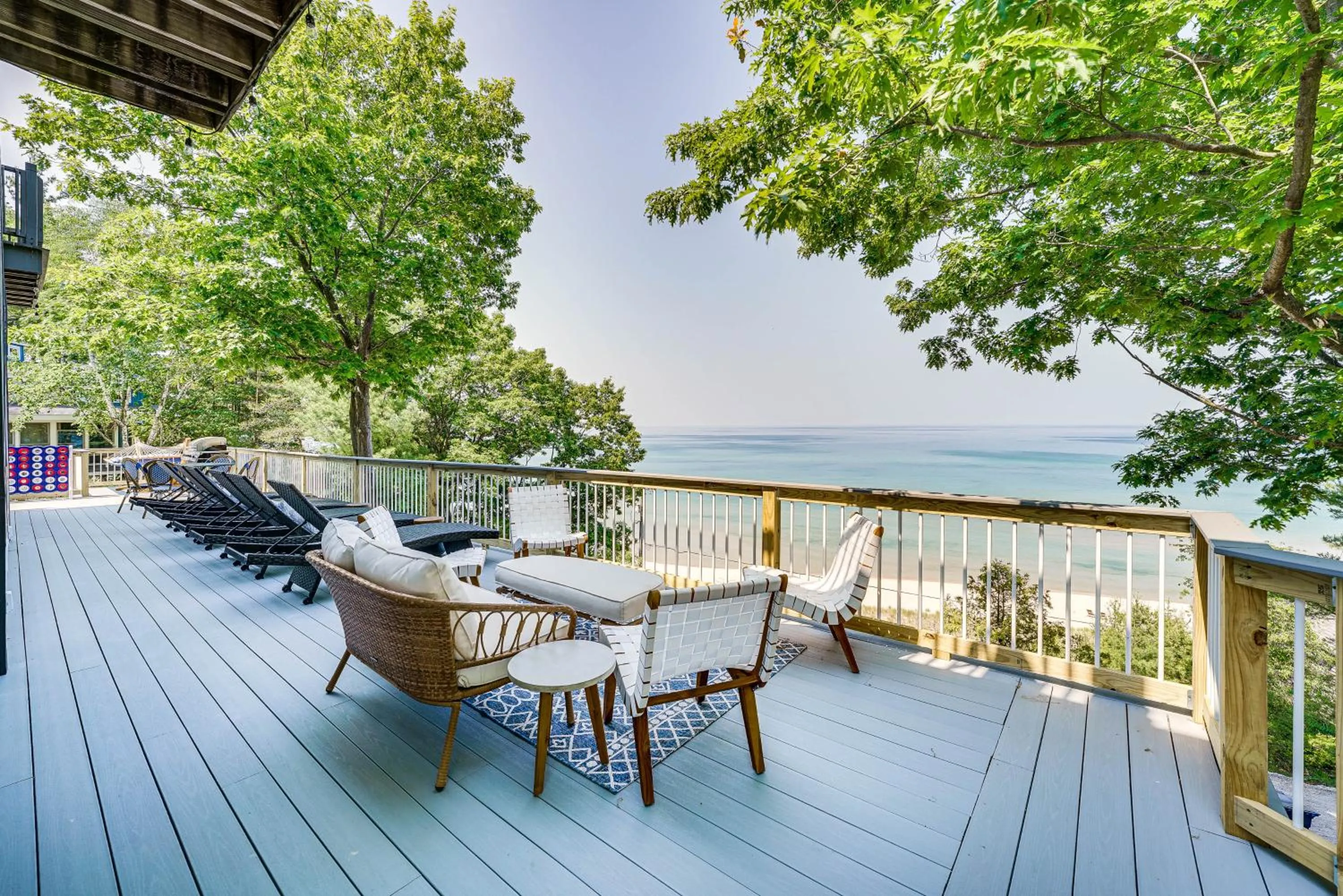 Private Beachfront Lake Michigan Rental with Kayaks