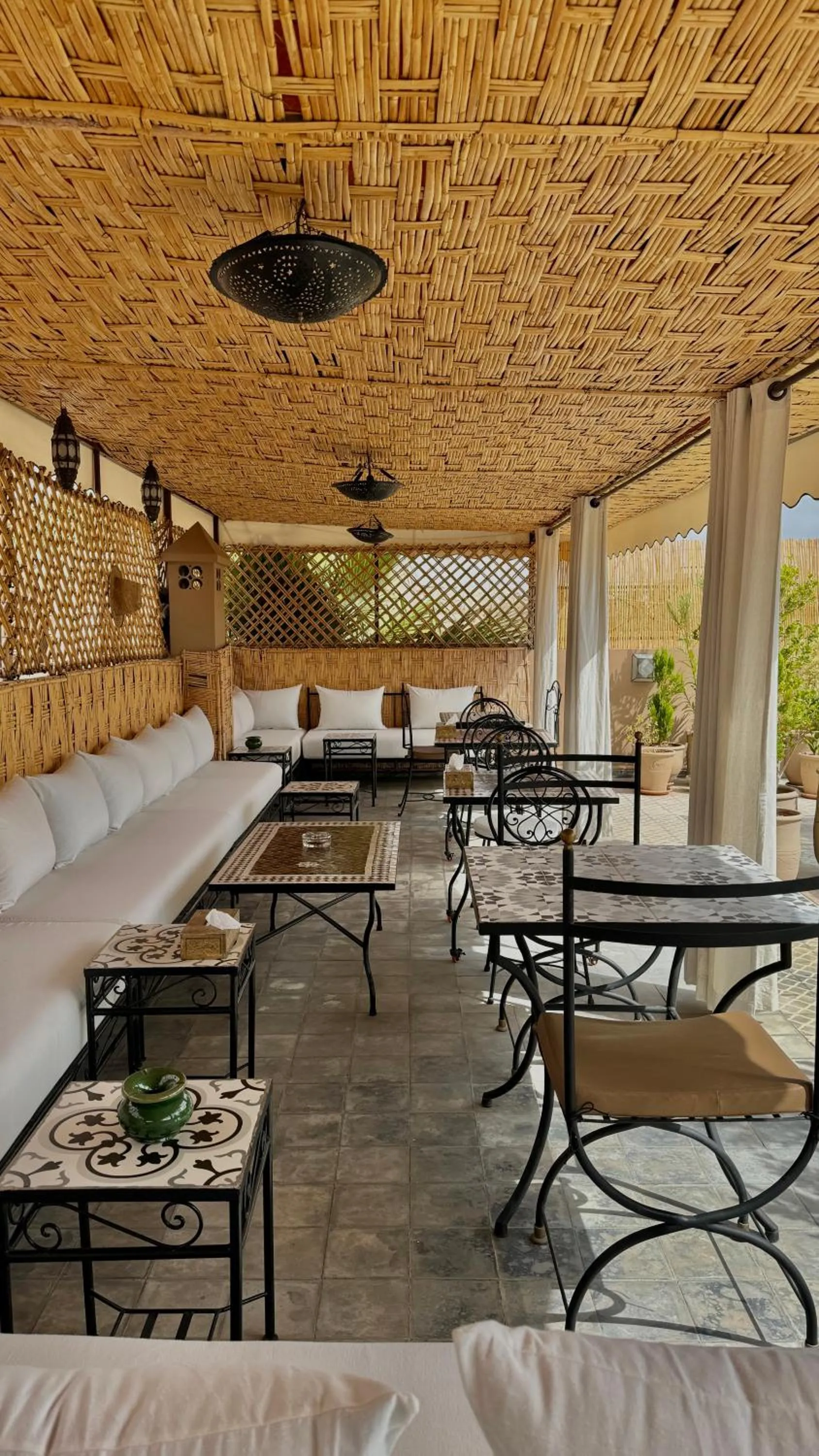 Patio in Riad Mandana & Spa