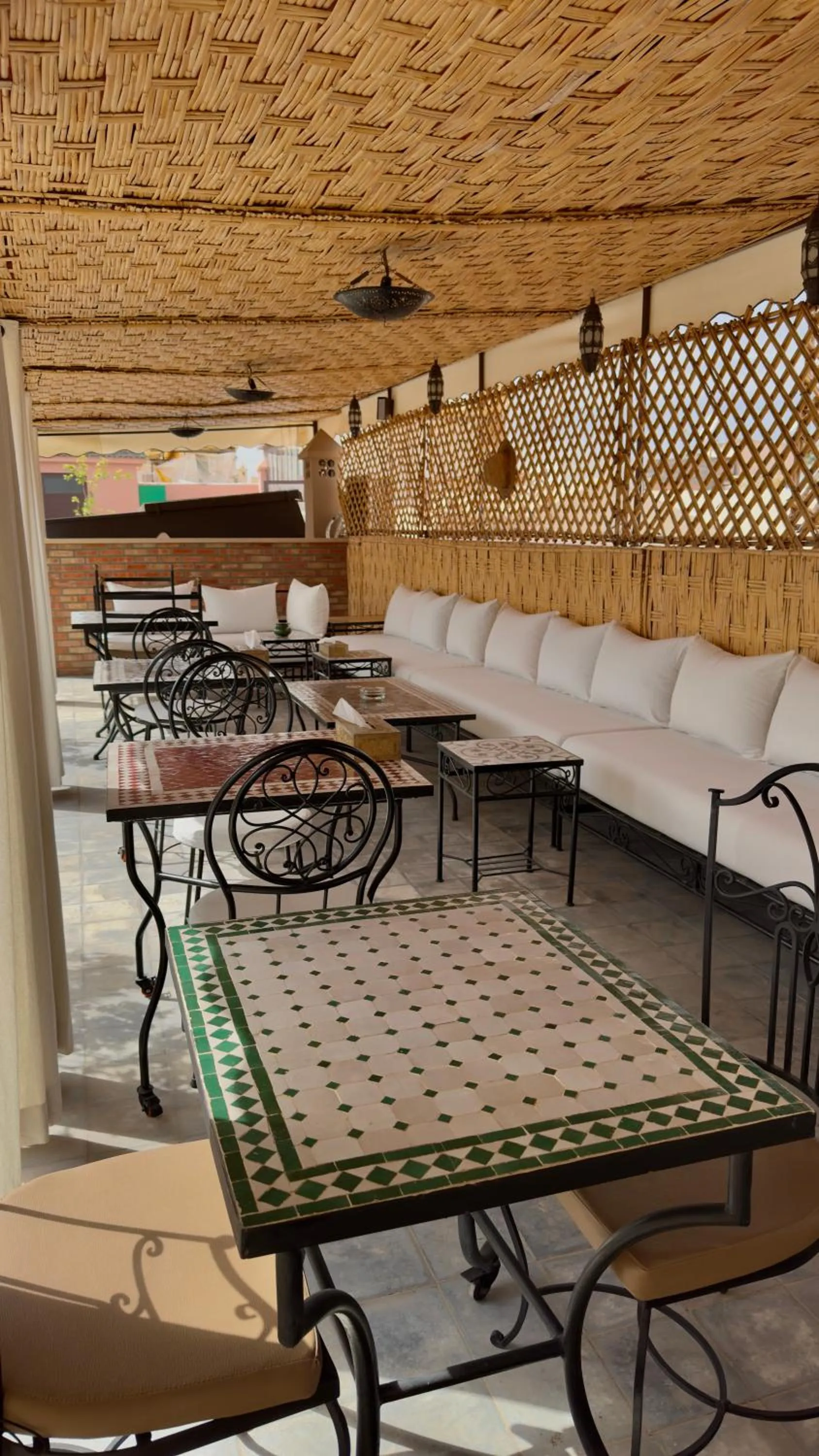 Patio in Riad Mandana & Spa