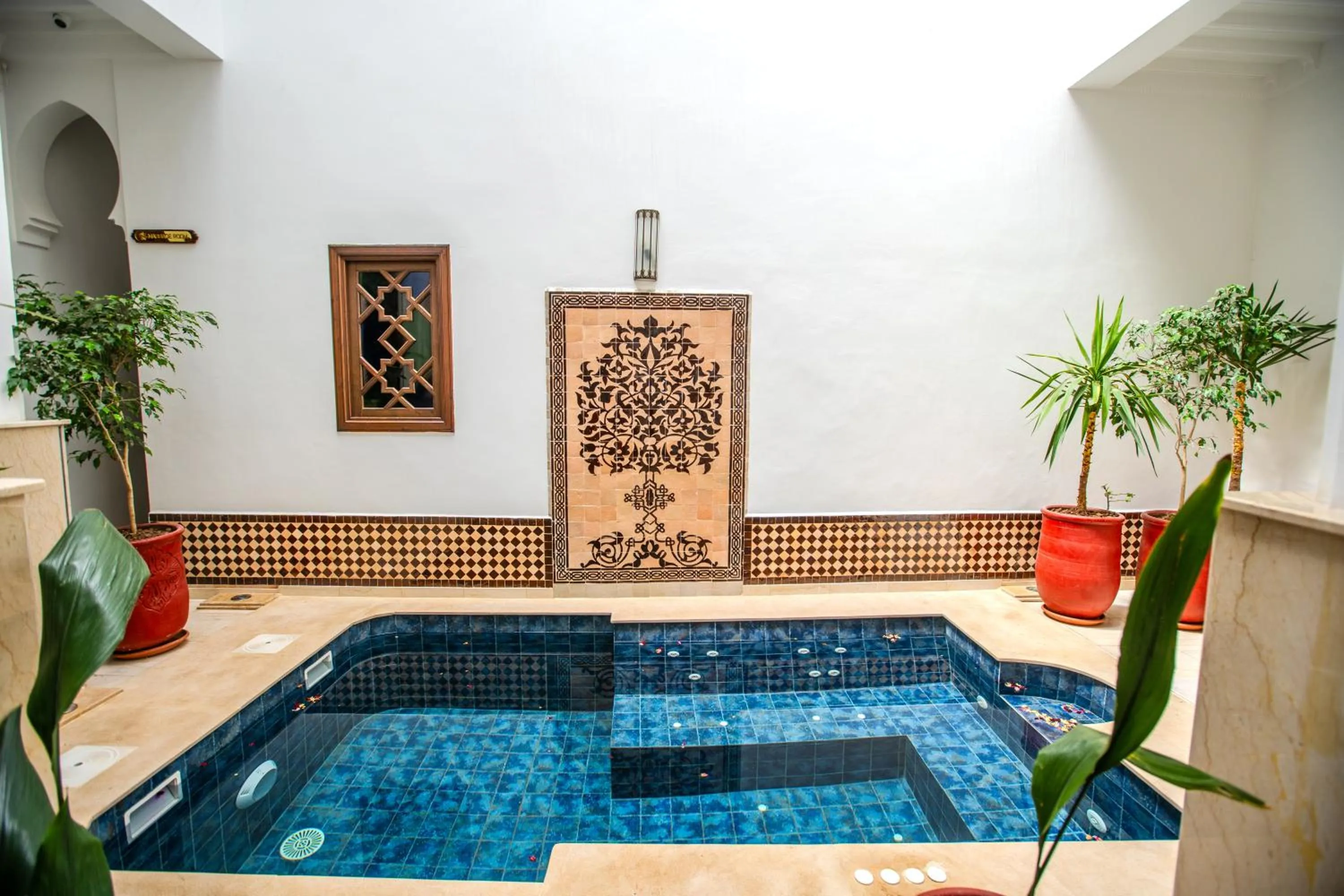 Swimming pool in Riad Mandana & Spa