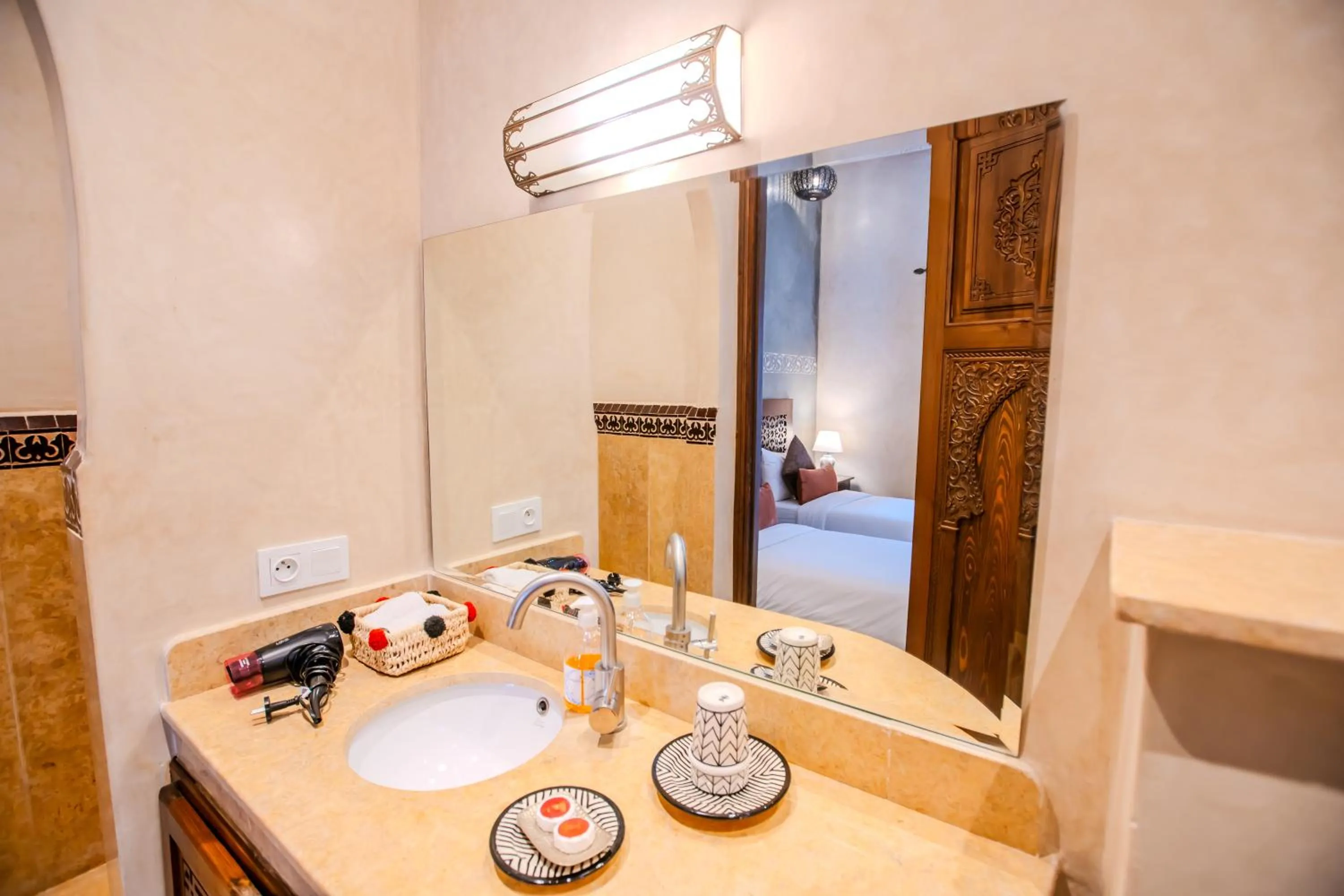 Bathroom in Riad Mandana & Spa