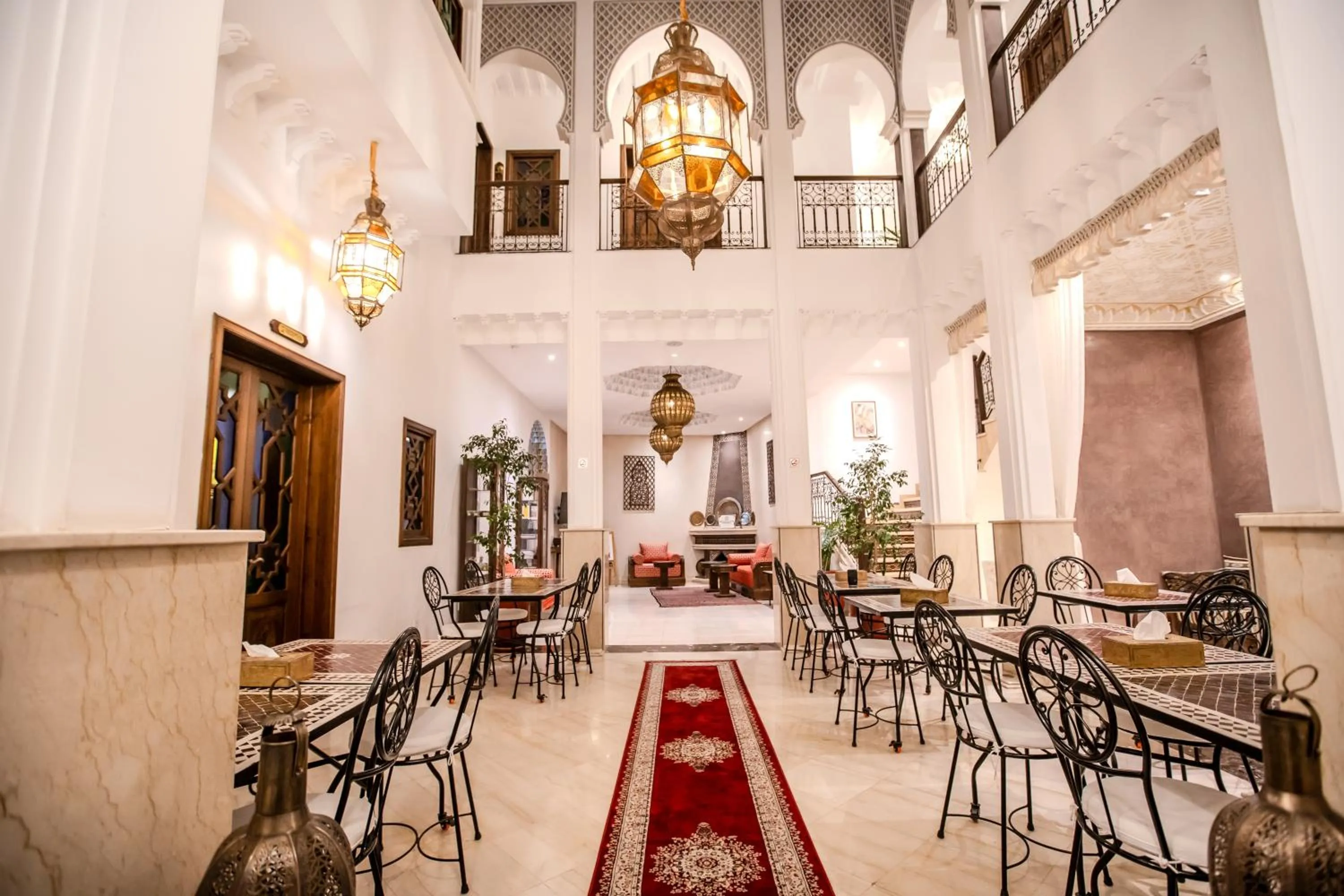 Dining area in Riad Mandana & Spa