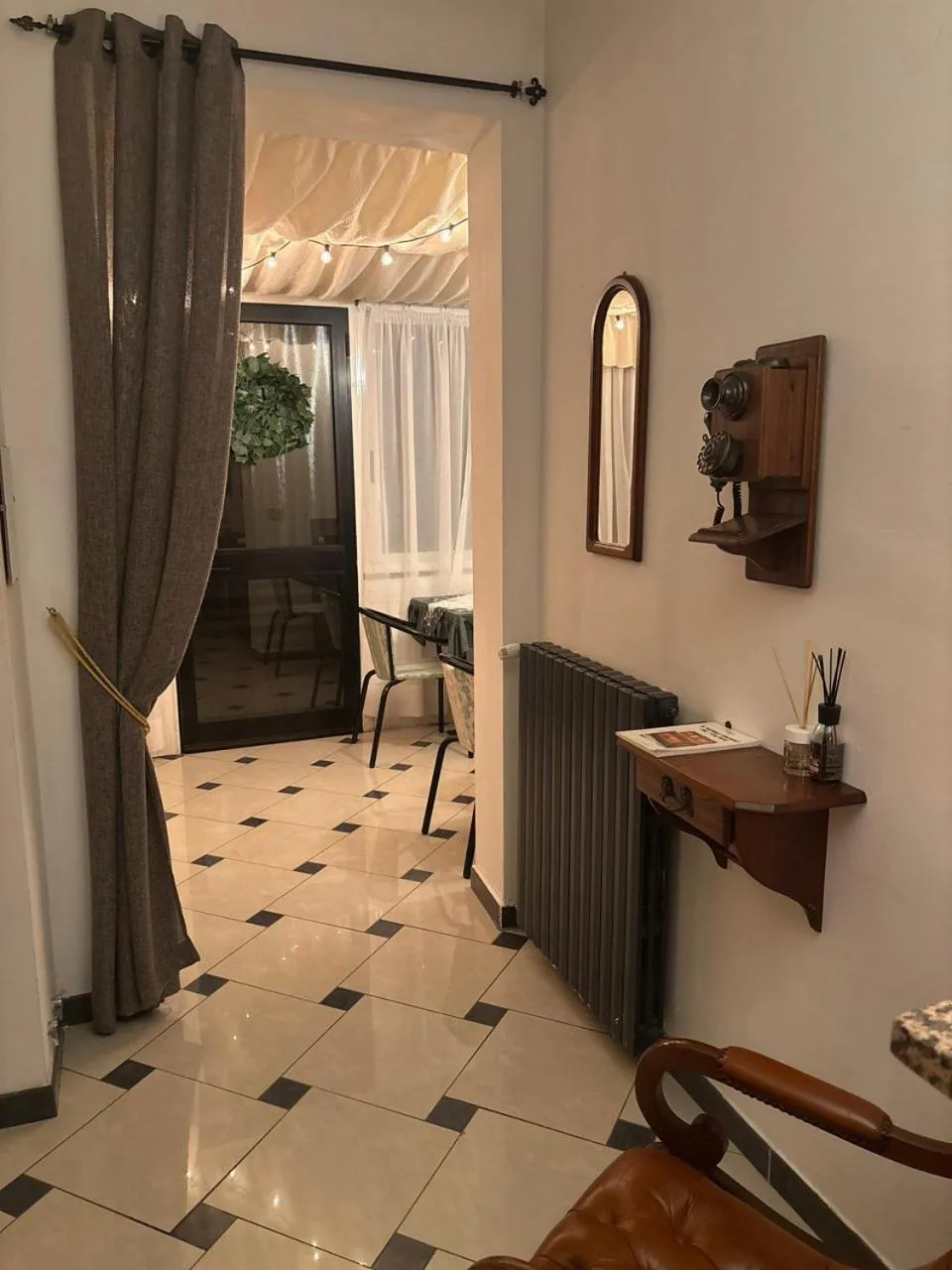 Seating area in Albergo Edera